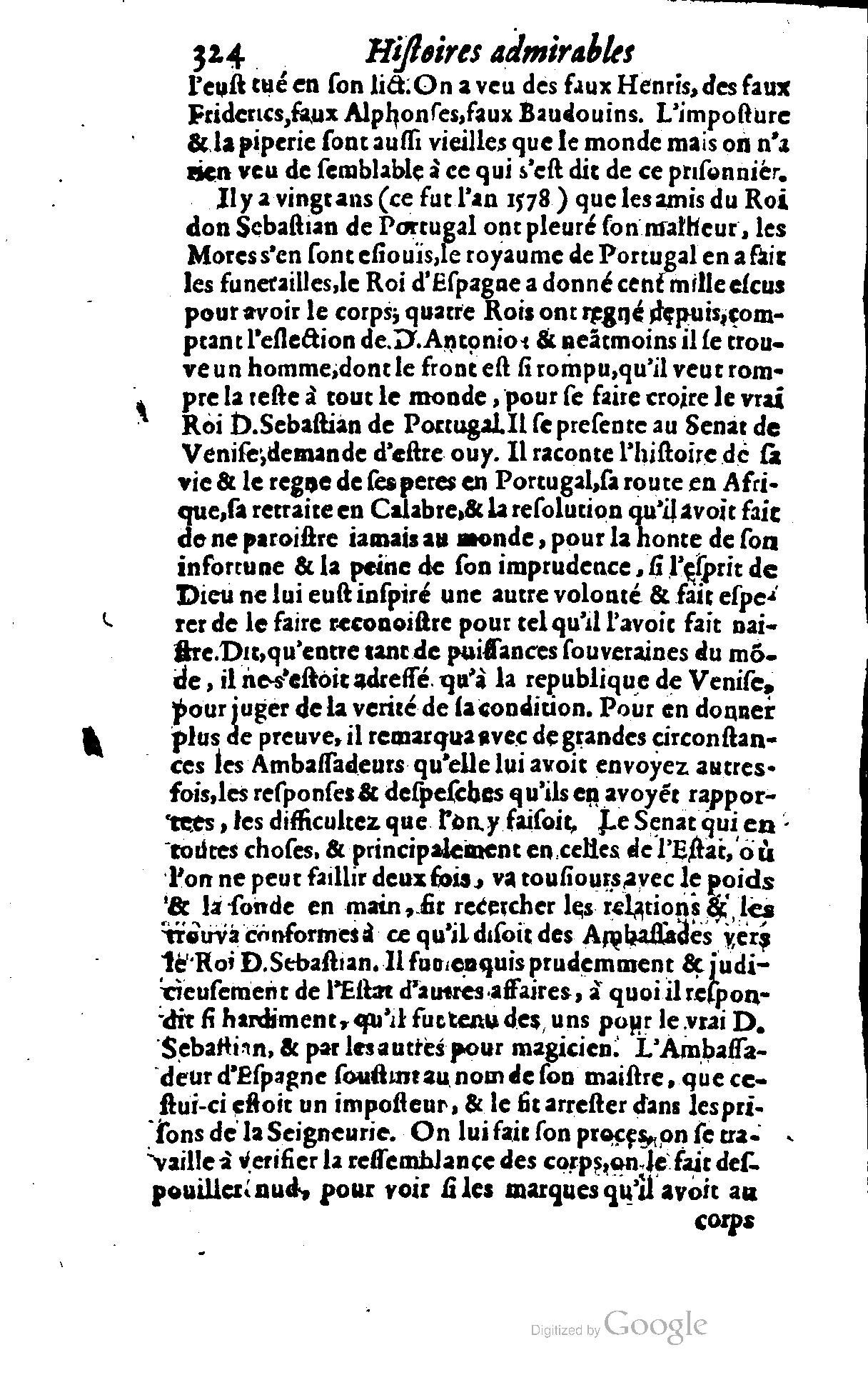 1628 - Jacques Crespin - Trésor d’histoires admirables et mémorables - BSB Munich