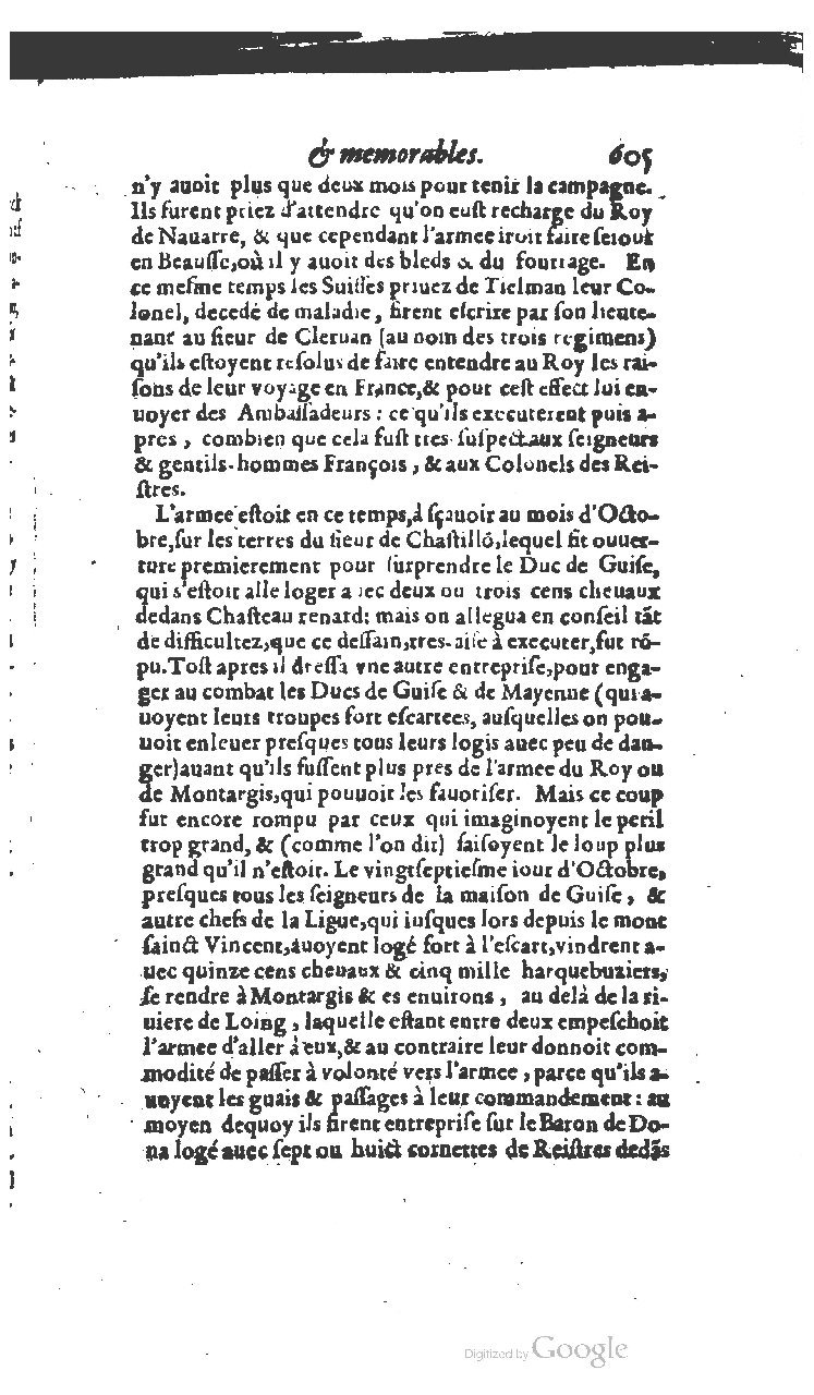 1610 - Paul Marceau - Trésor d’histoires admirables et mémorables - BSB Munich