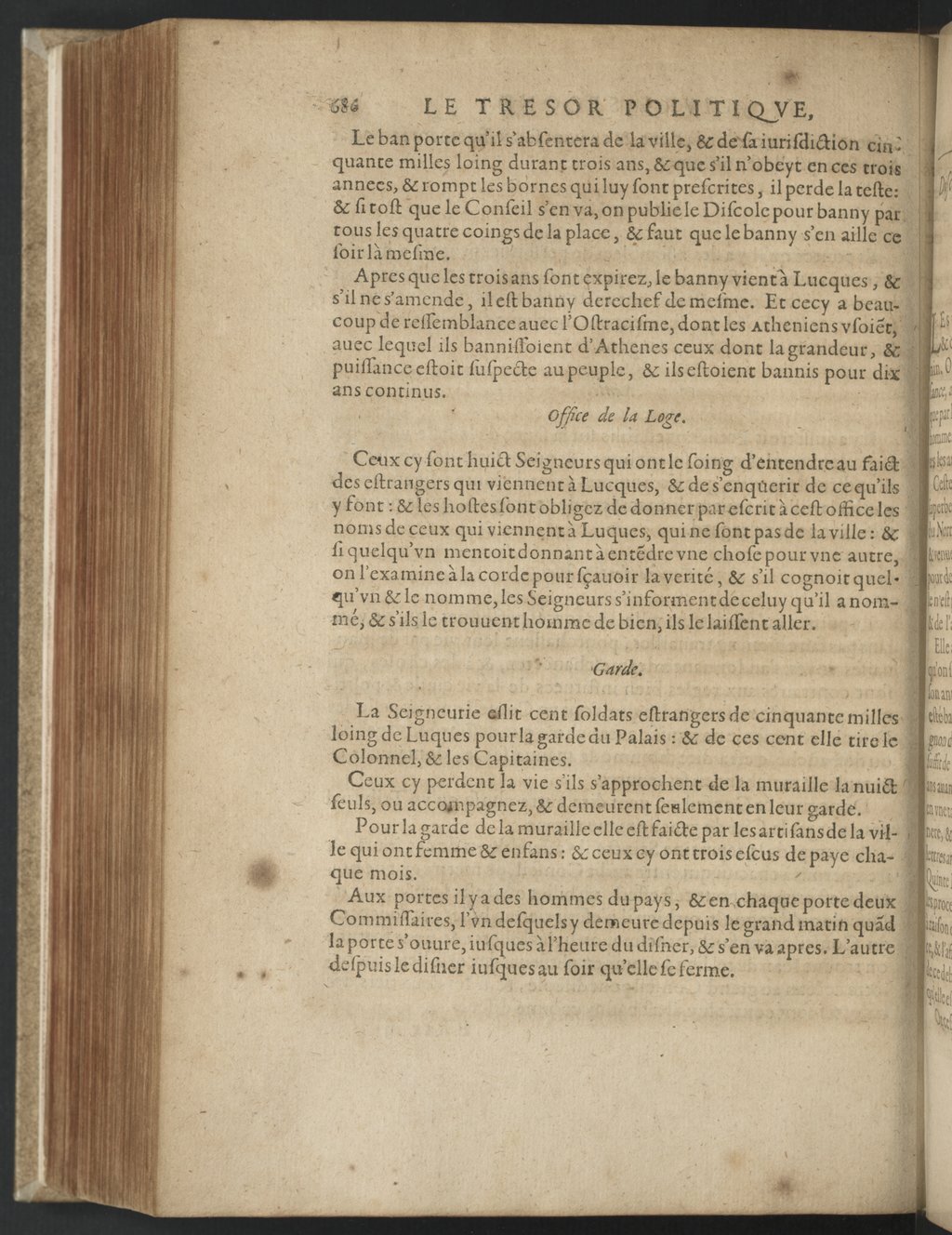1608 - Nicolas Du Fossé - Trésor politique - BnF Tolbiac