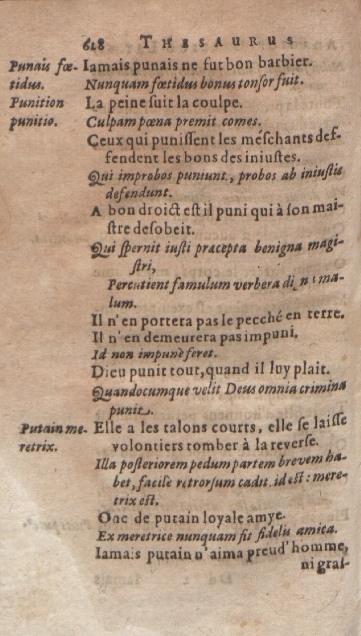 1612 - Dominicus Custos - Trésor des proverbes français - Bibliopol-Olomuc 1612 - Dominicus Custos - Trésor des proverbes français - Bibliopol-Olomuc