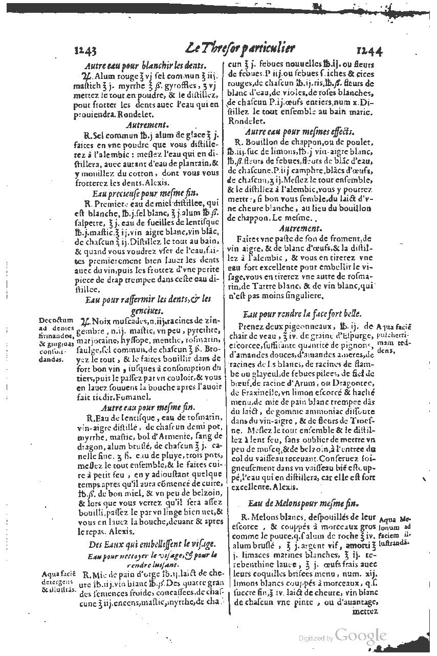 1616 - Étienne Gamonet - Grand trésor ou dispensaire - BSB Munich