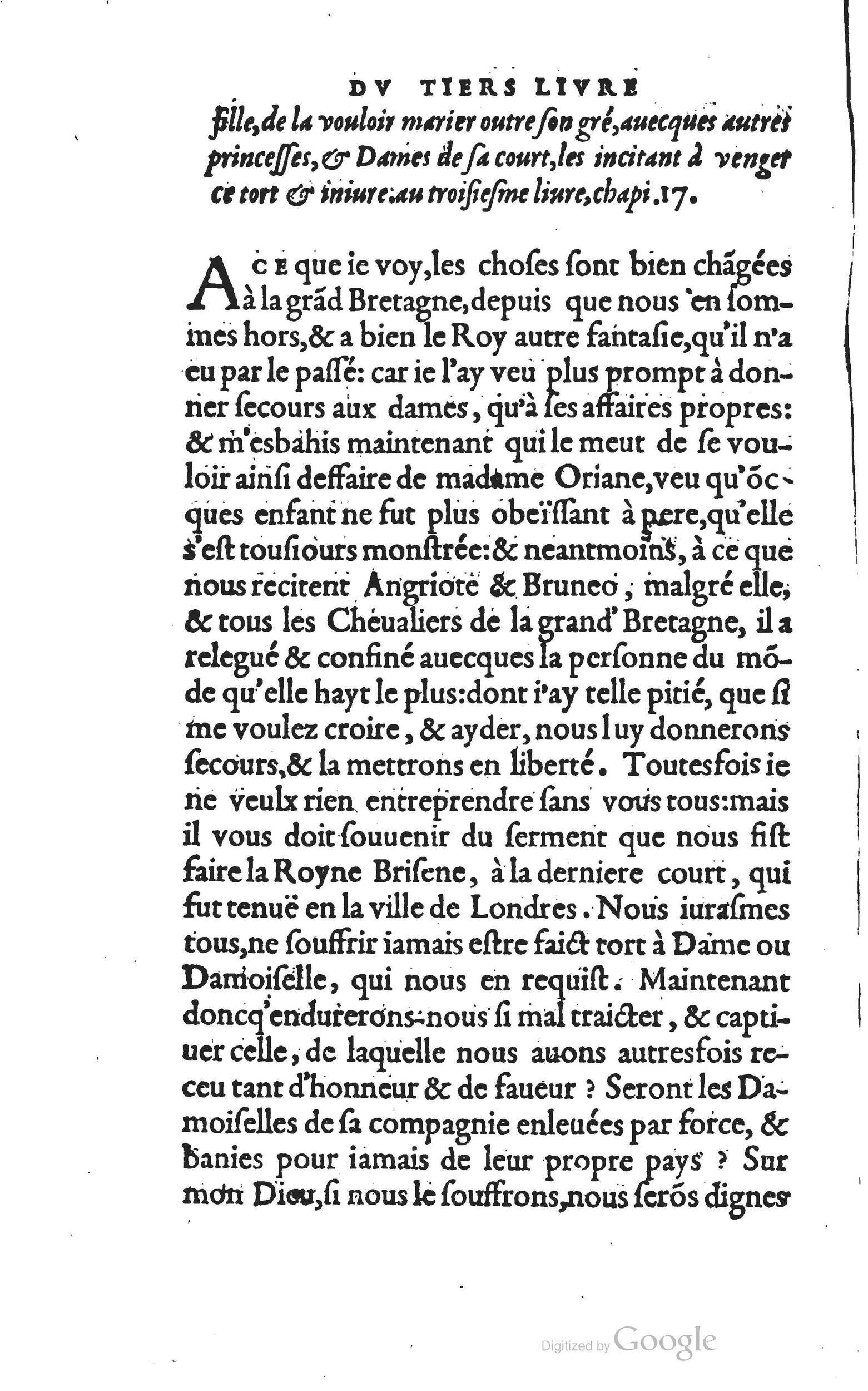 1560 - Vincent Sertenas et Gilles Robinot - Trésor des Amadis - British Library