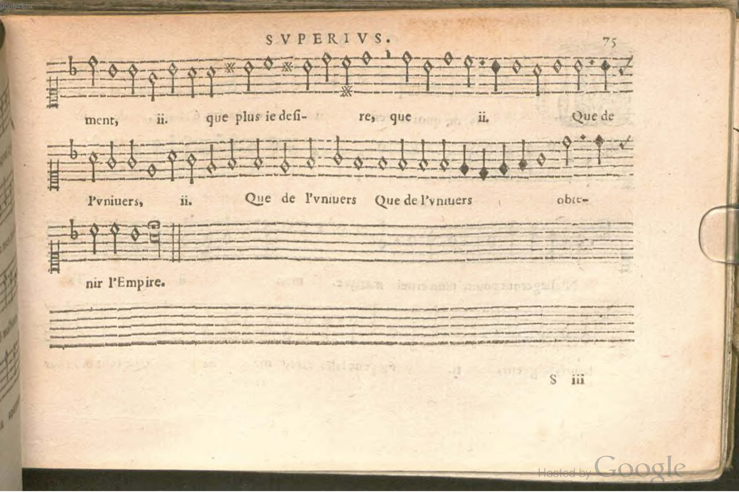 1576 - [Pierre de Saint-André] - Trésor de musique d’Orlande de Lassus Superius - BSB Munich