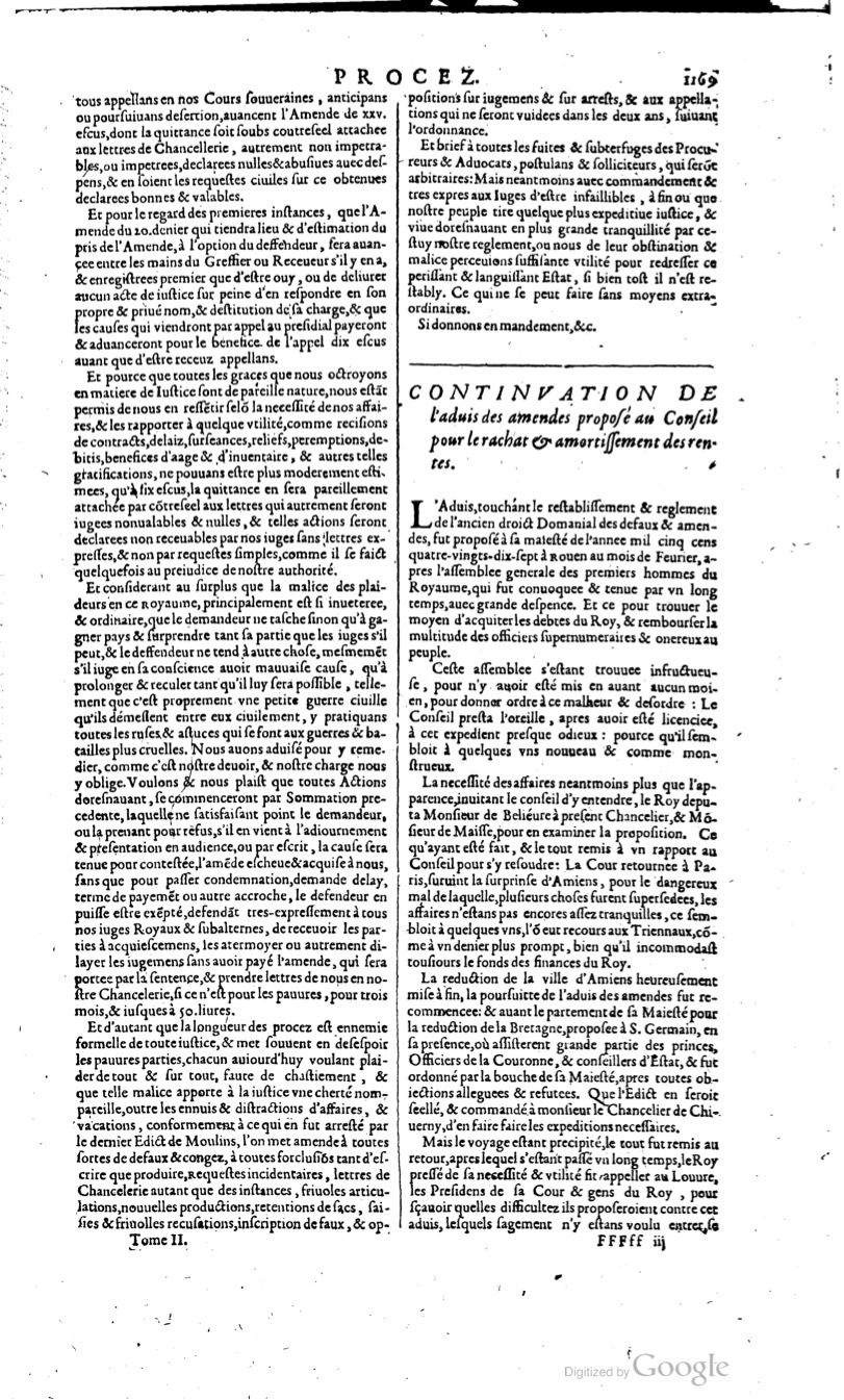 1629 - Veuve Nicolas Buon - Trésor du droit français (29620 T. 2) - BM Lyon
