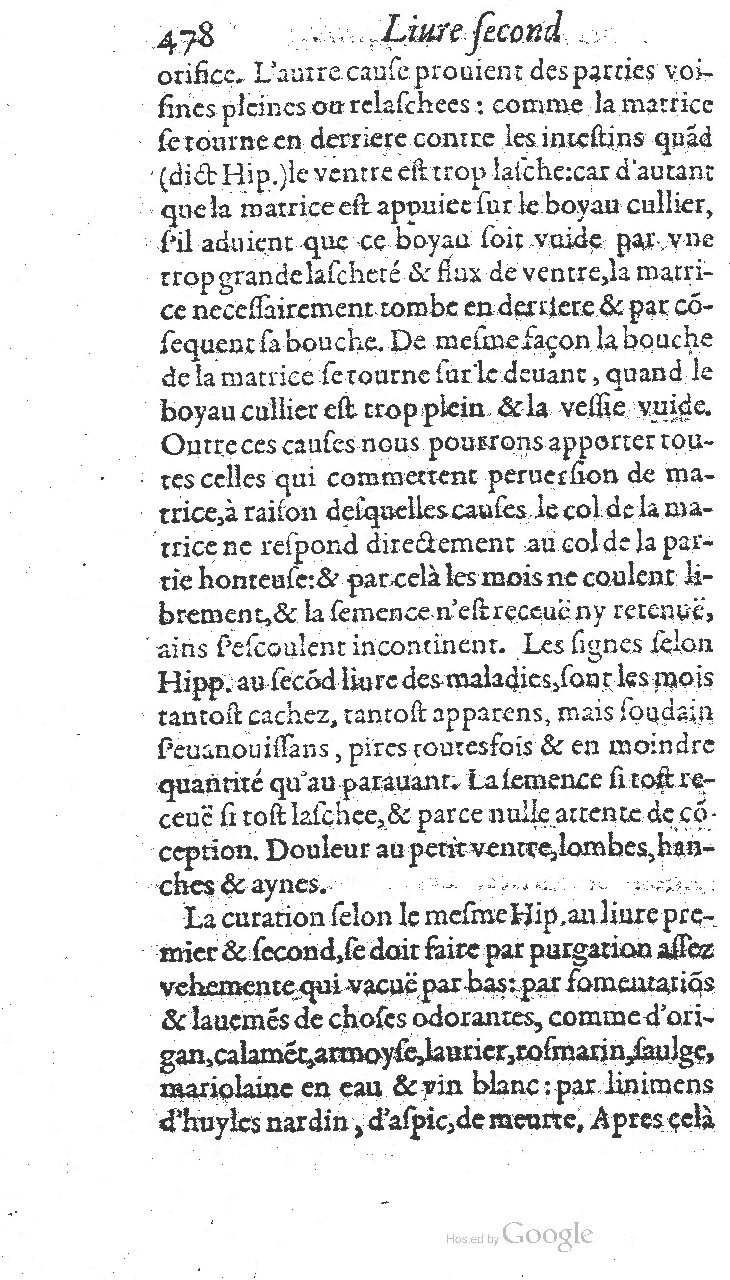1585 - Jacques du Puis - Trésor des remèdes secrets pour les maladies des femmes - BnF