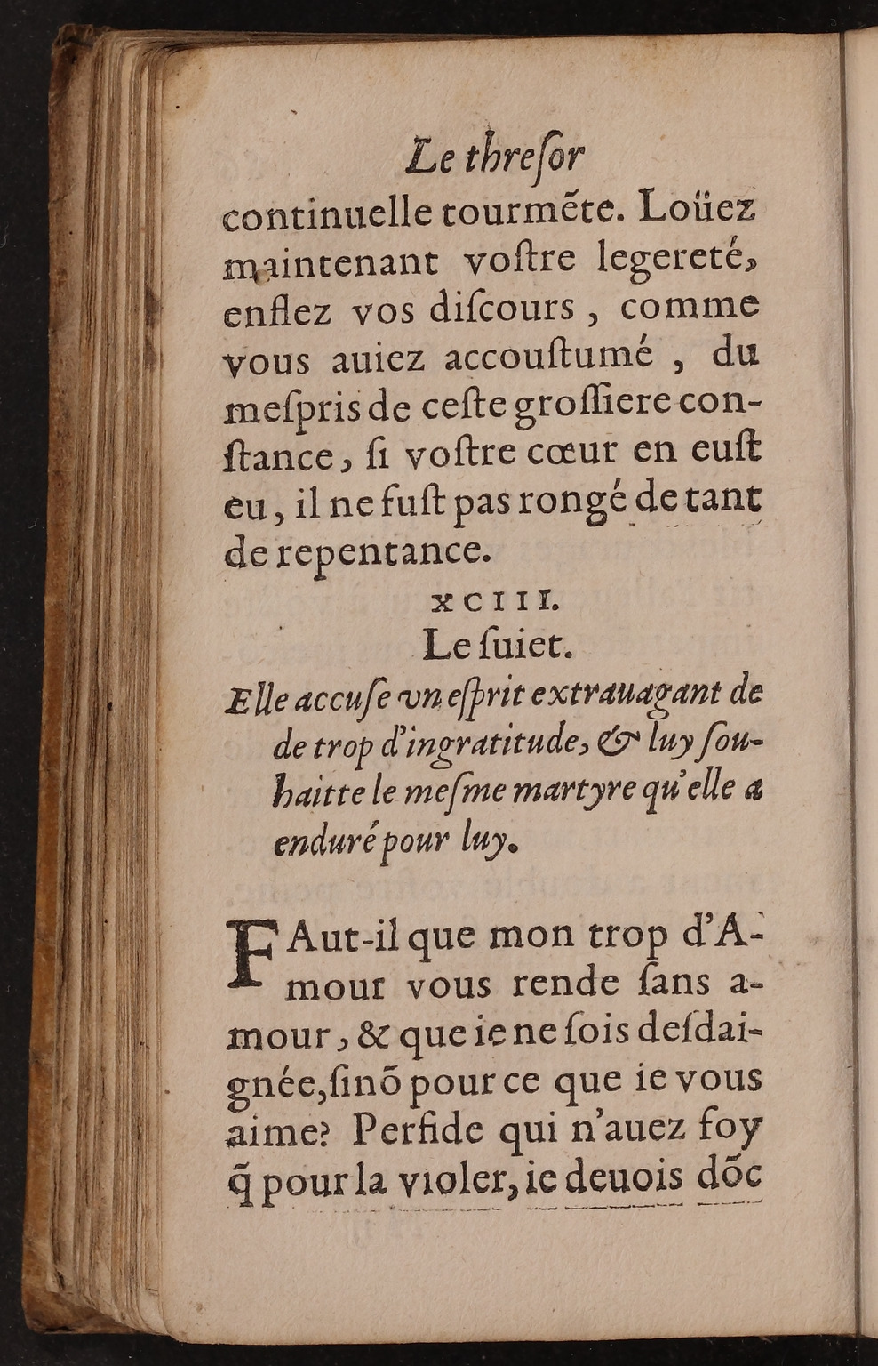 1597 - Matthieu Guillemot - Trésor d’amour - BnF Arsenal