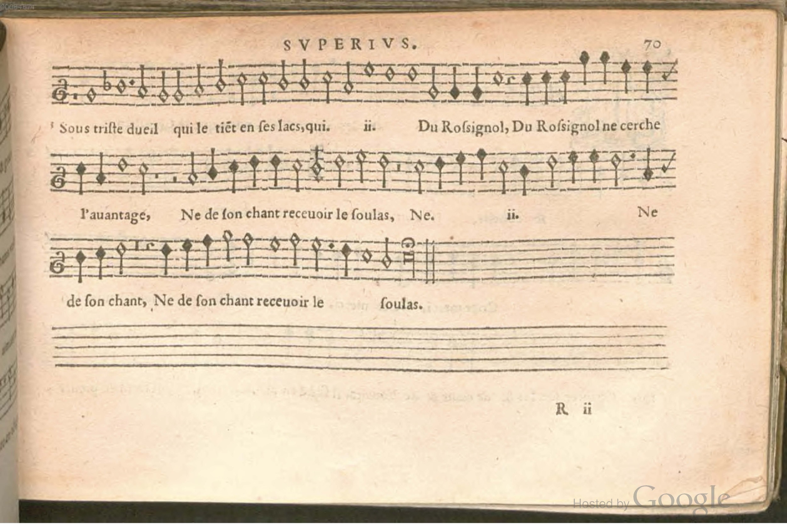 1576 - [Pierre de Saint-André] - Trésor de musique d’Orlande de Lassus Superius - BSB Munich