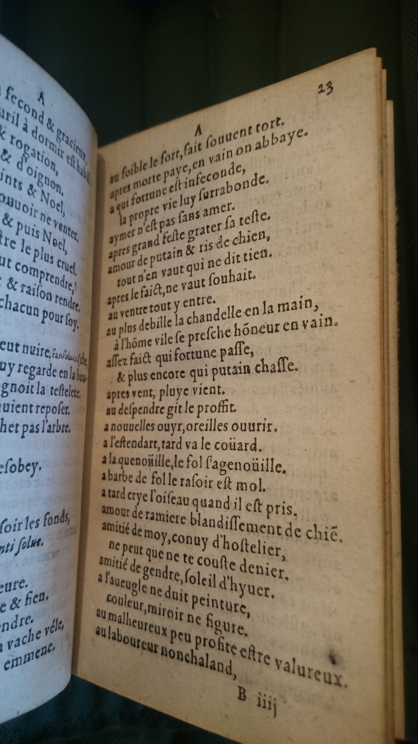 1582 - Nicolas Bonfons - Trésor des sentences dorées - BnF Arsenal