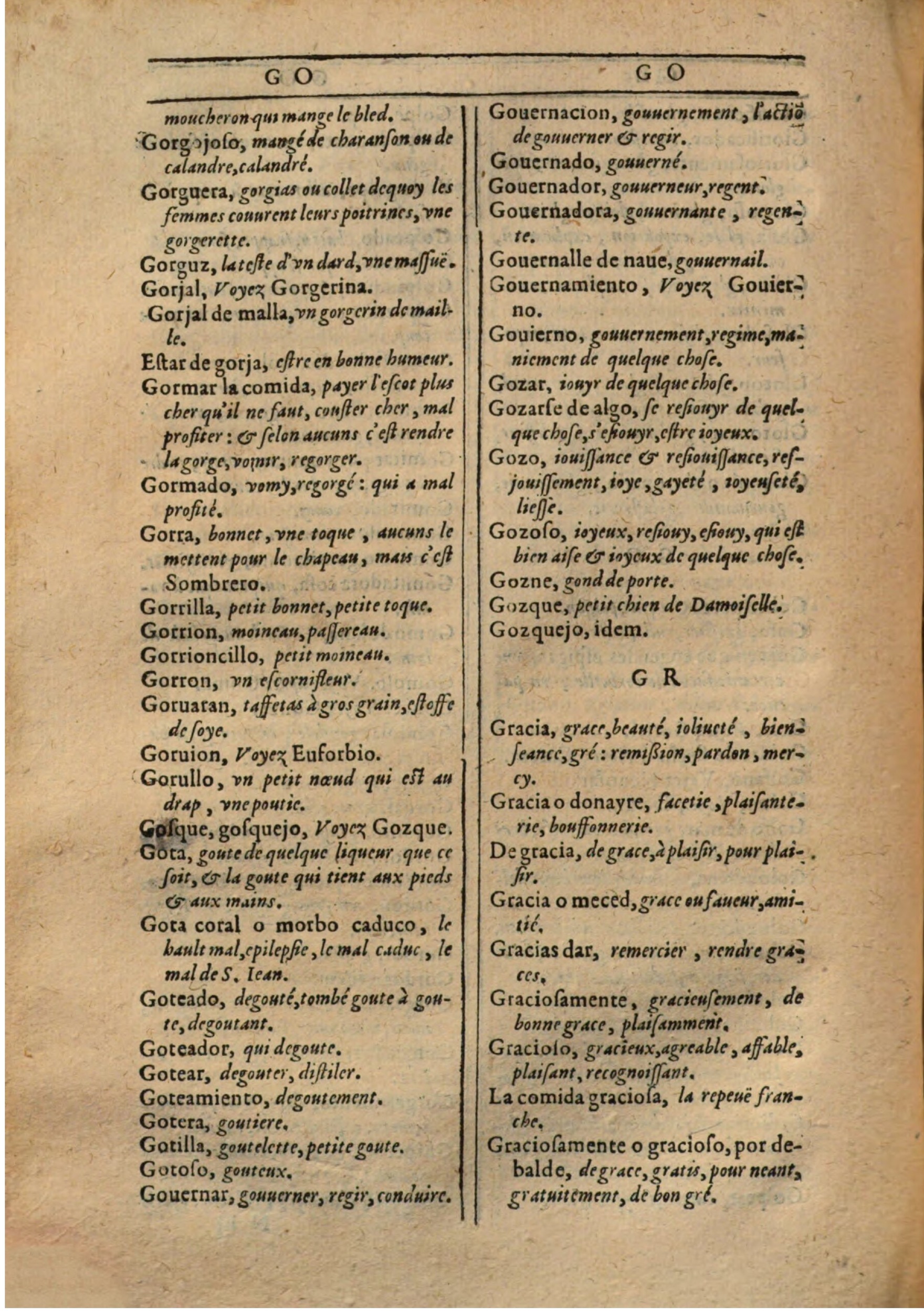 1607 - Marc Orry - Trésor des deux langues espagnole et française (Première partie) - BSB Munich 1607 - Marc Orry - Trésor des deux langues espagnole et française (Première partie) - BSB Munich