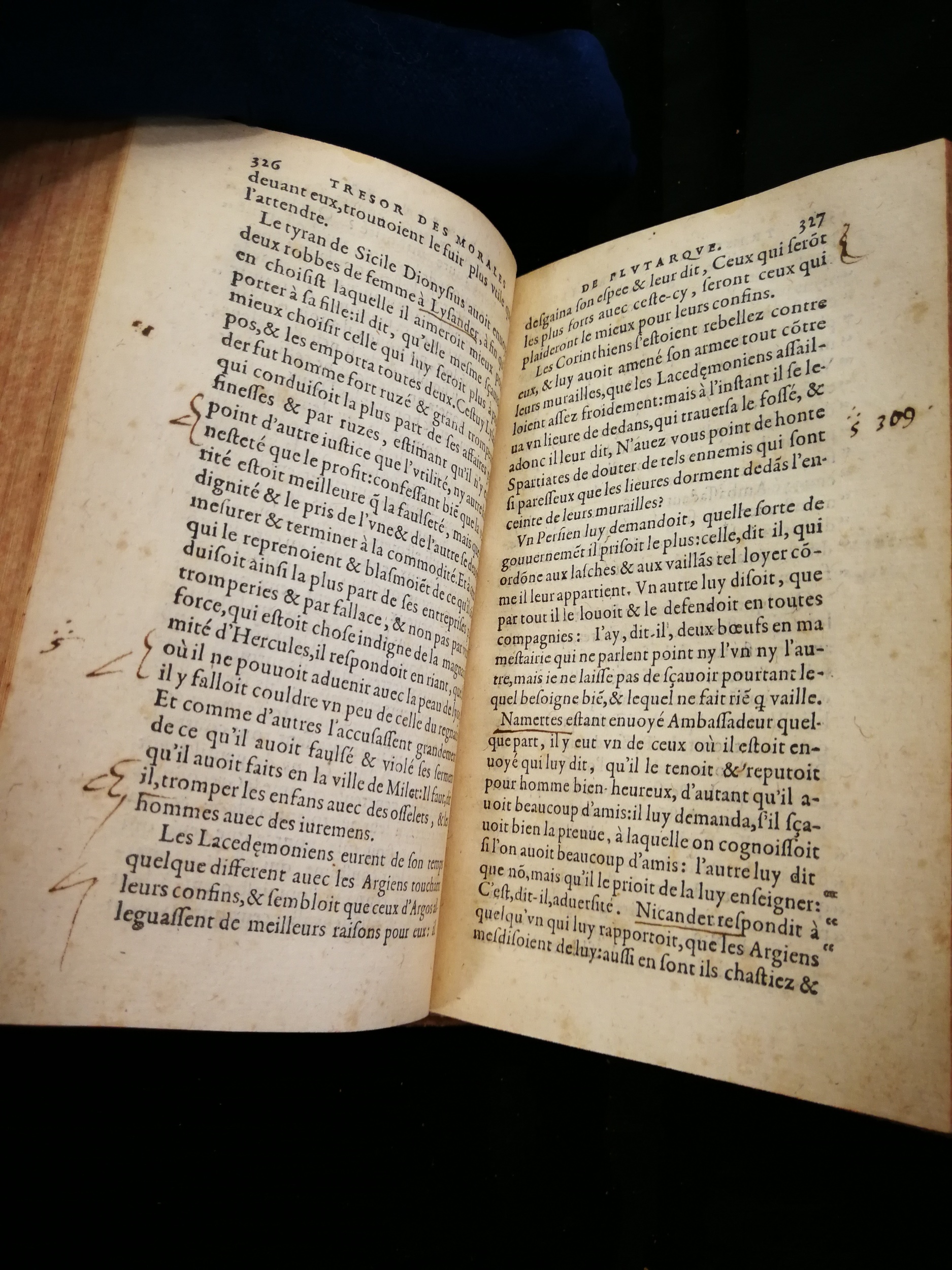 1577 - Jean Poupy - Trésor des morales de Plutarque - Les Méjanes, Aix-en-Provence 1577 - Jean Poupy - Trésor des morales de Plutarque - Les Méjanes, Aix-en-Provence