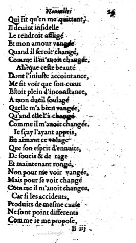 1623 - Jacques Cailloüé - Trésor ou recueil des chansons amoureuses - British Library