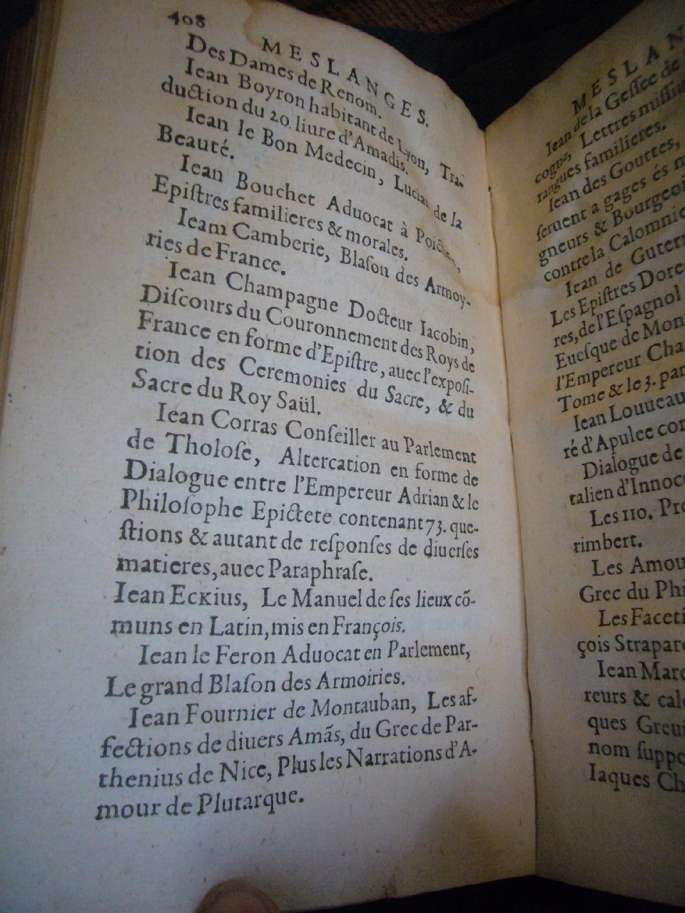 1602 - François Jacquin - Trésor des bons esprits français - BnF Arsenal