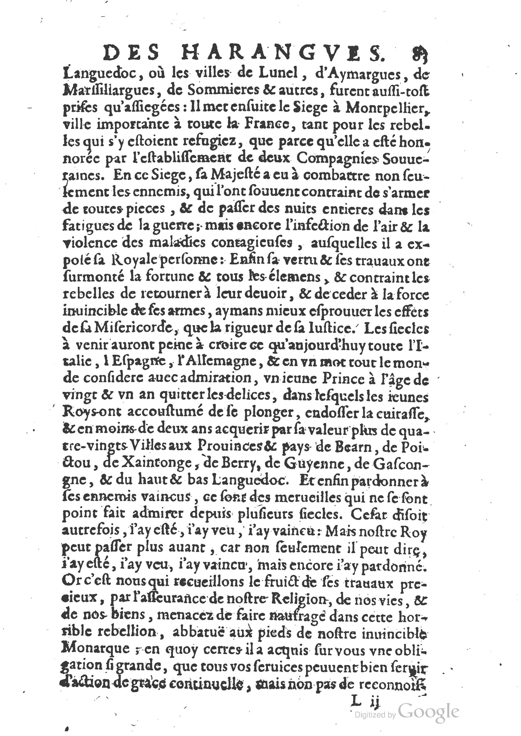 1654 - Michel Bobin - Trésor des harangues, remontrances et oraisons funèbres - BM Lyon 1654 - Michel Bobin - Trésor des harangues, remontrances et oraisons funèbres - BM Lyon