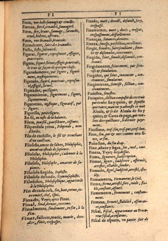 1607 - Marc Orry - Trésor des deux langues espagnole et française (Première et Seconde parties) - ÖNB Wien