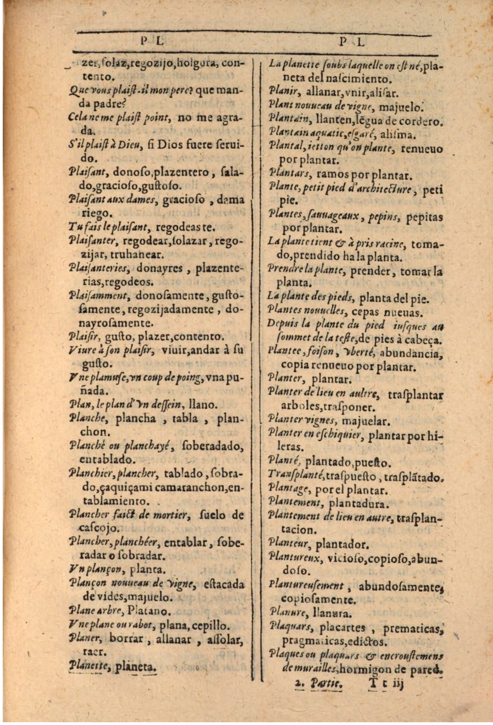 1607 - Marc Orry - Trésor des deux langues espagnole et française (Seconde partie) - BSB Munich