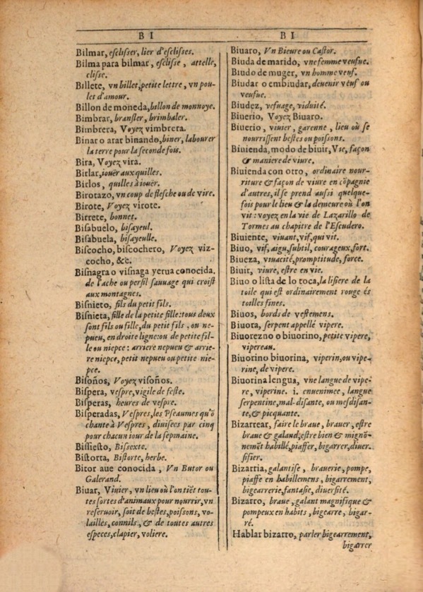 1607 - Marc Orry - Trésor des deux langues espagnole et française (Première et Seconde parties) - ÖNB Wien
