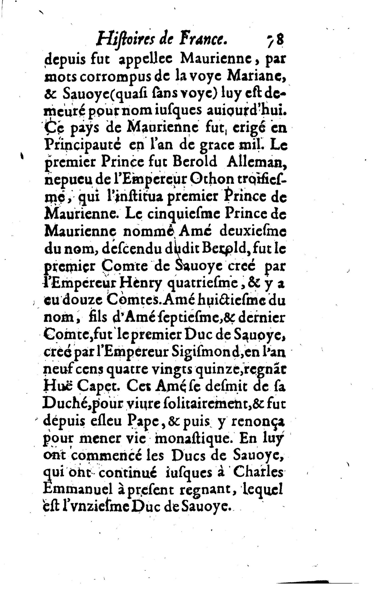 1617 - Jean Corrozet - Trésor des histoires de France - BM Lyon