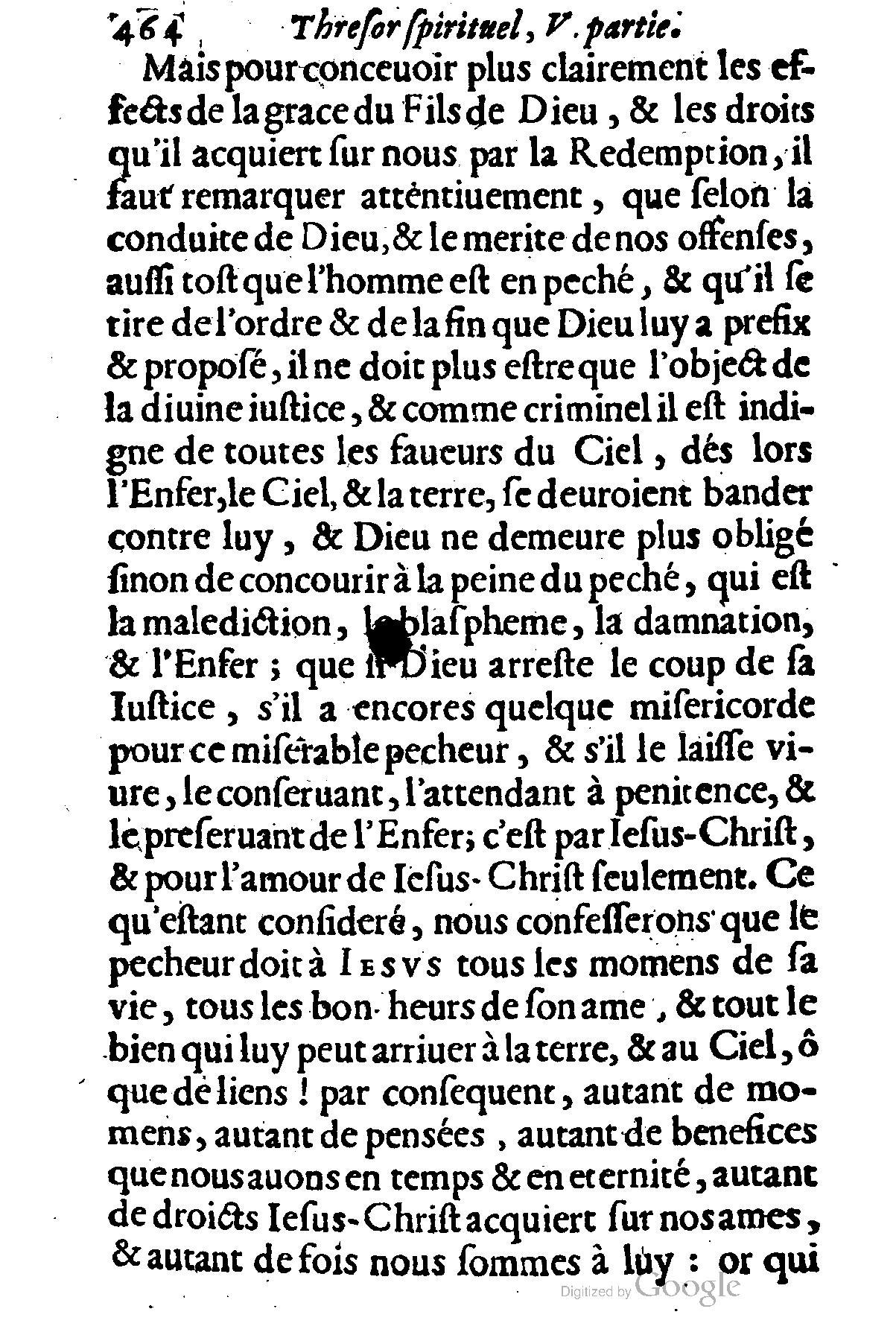 1635 - Sébastien Huré - Trésor spirituel contenant les obligations - BM Lyon