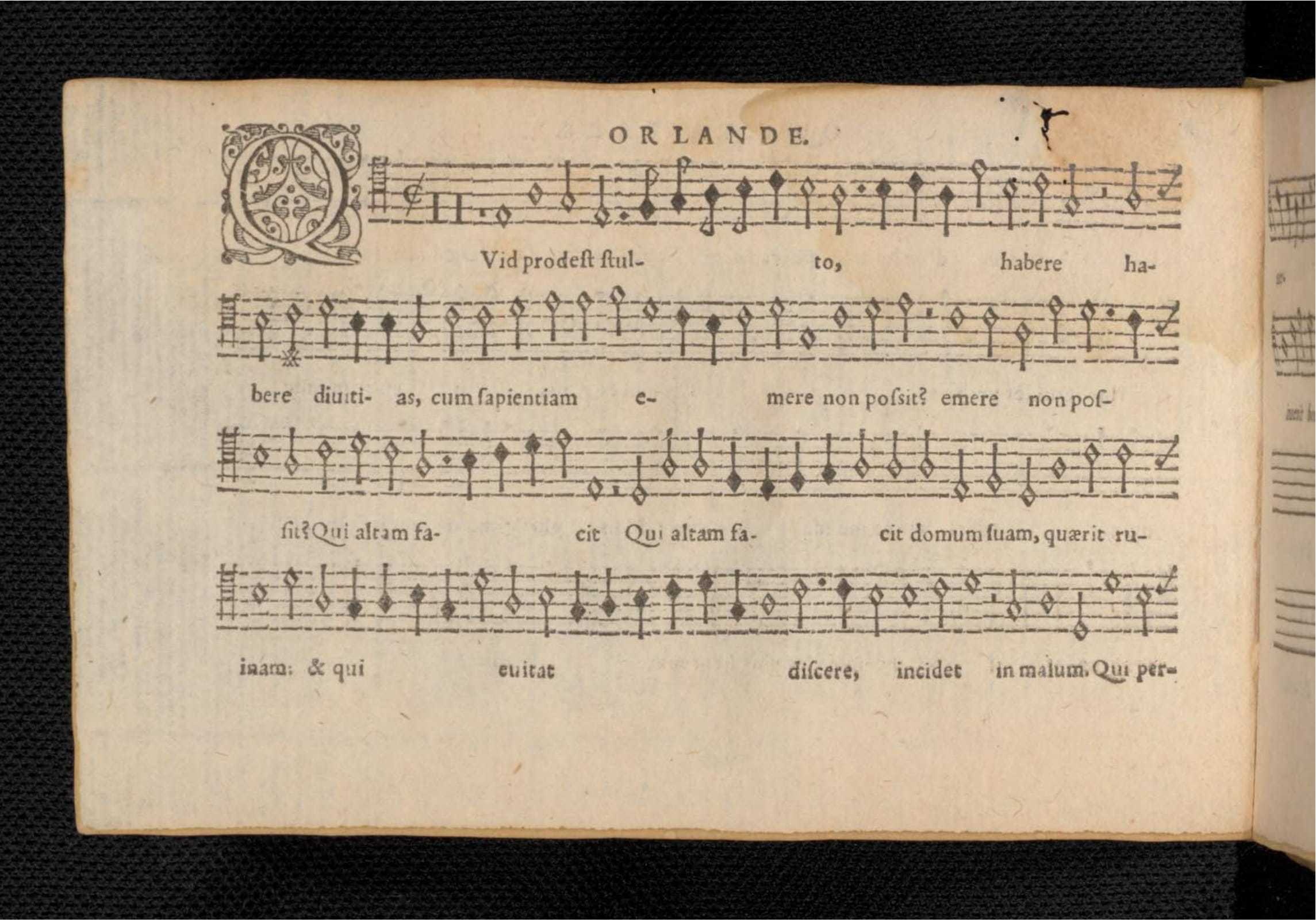 1576 - [Pierre de Saint-André] - Trésor de musique d’Orlande de Lassus Quinta et Sexta pars - KBR Bruxelles