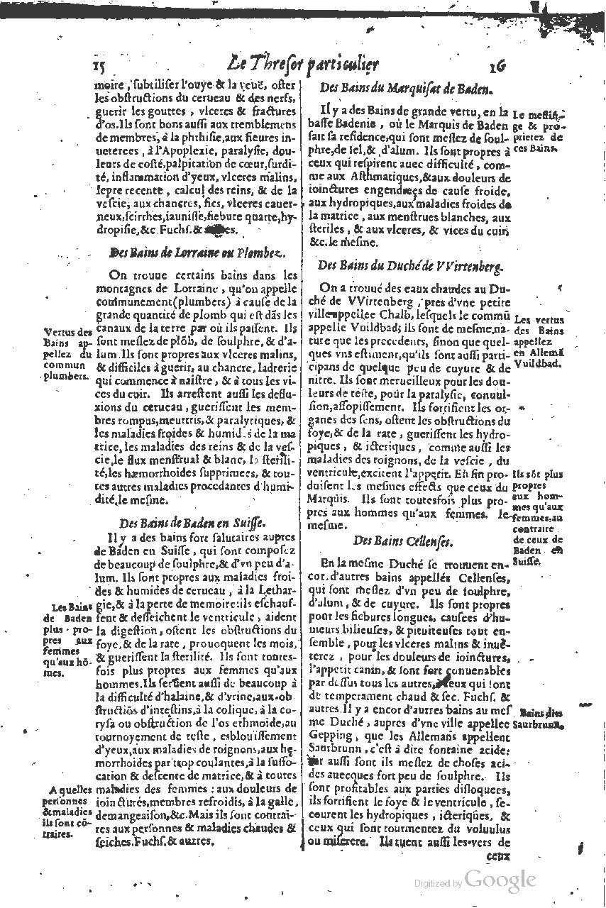 1616 - Étienne Gamonet - Grand trésor ou dispensaire - BSB Munich