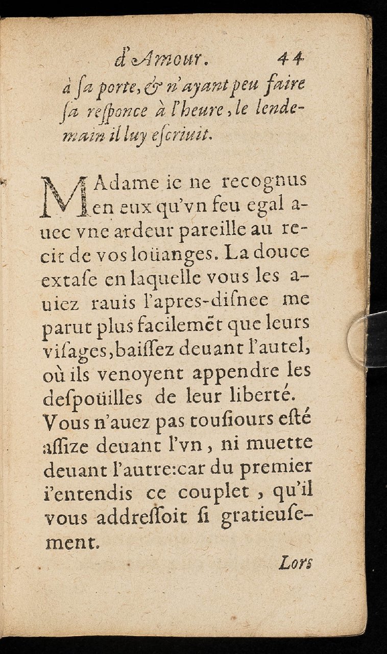 1597 - Thibaud Ancelin - Trésor d’amour - Stuttgart