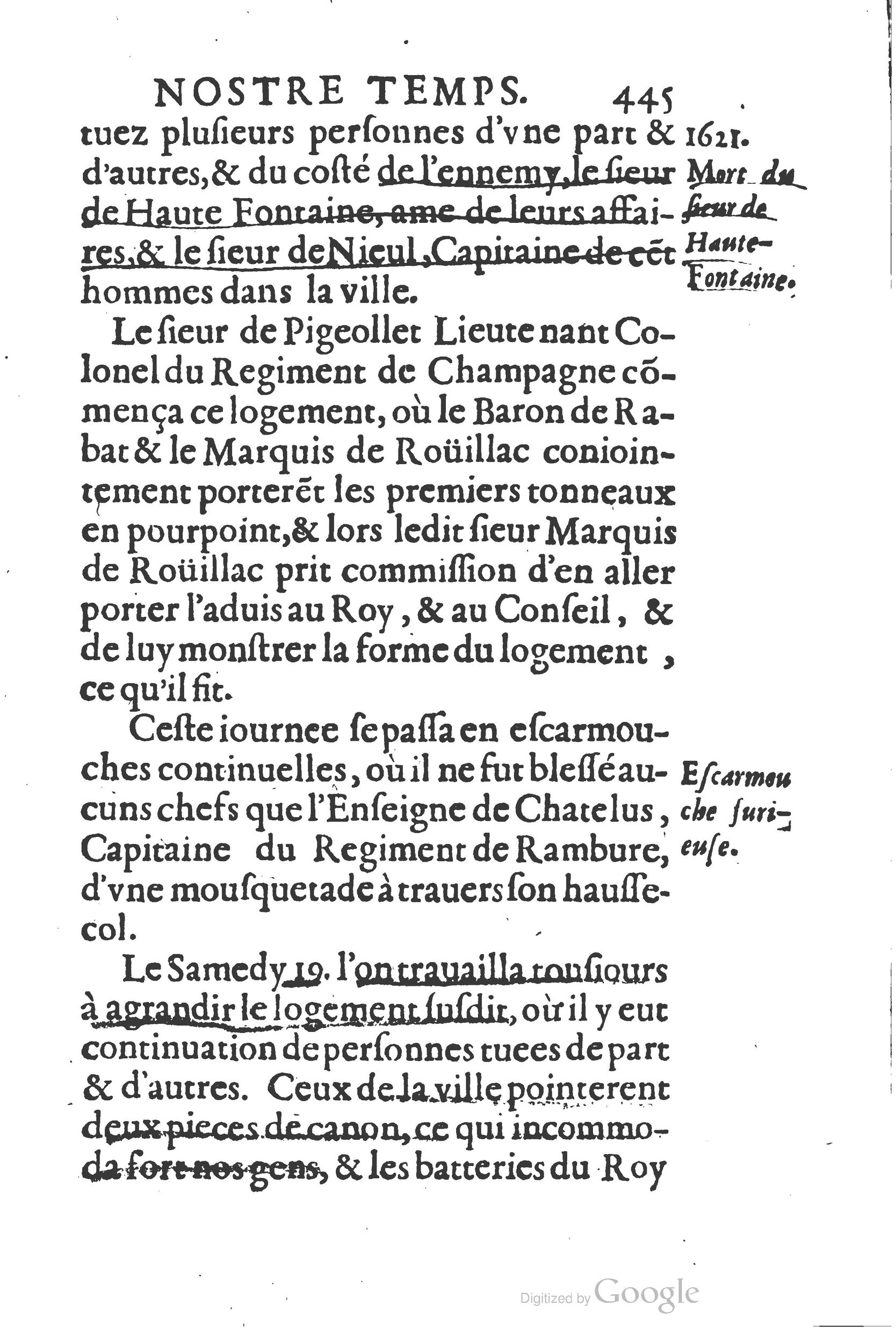1626 - Joseph Bouillerot - Trésor de l’histoire générale de notre temps - BSB Munich