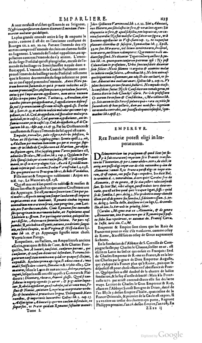 1629 - Veuve Nicolas Buon - Trésor du droit français (21754 T. 1) - BM Lyon