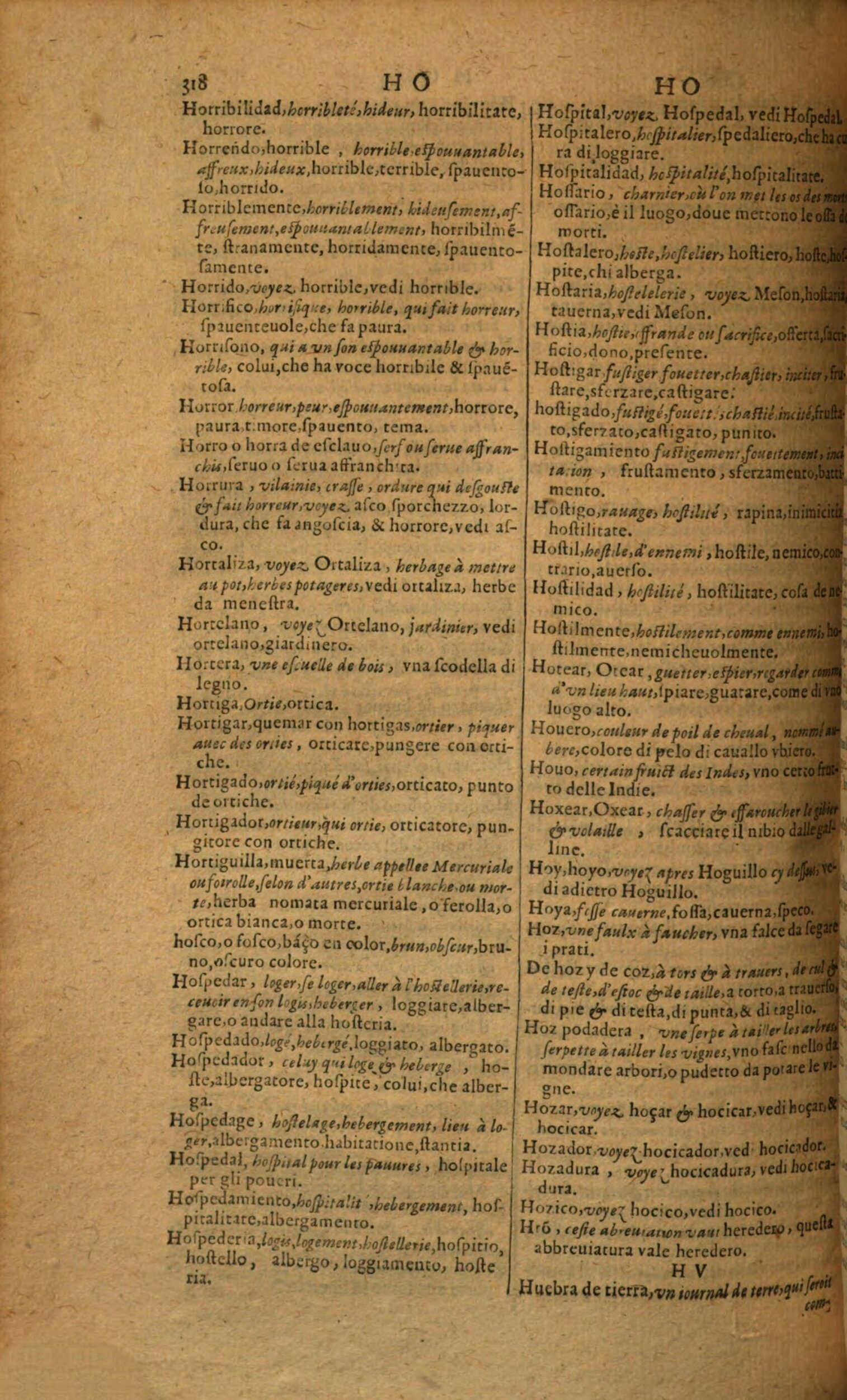 1617 - Samuel Crespin - Trésor des trois langues espagnole, française et italienne (Première partie) - Regensburg