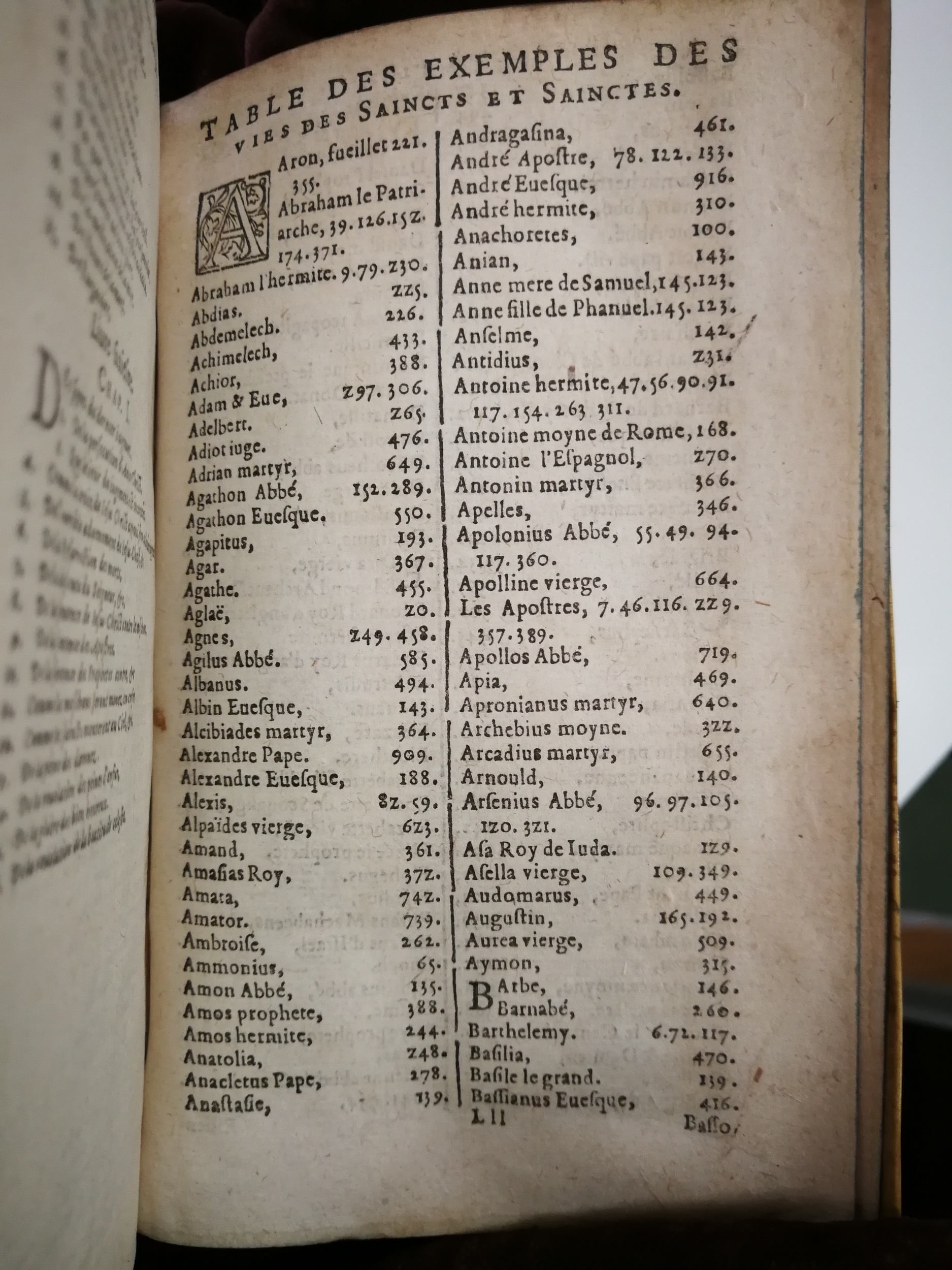 1604 - Balthazar Bellère - Trésor sacré des hommes illustres - BU Lille