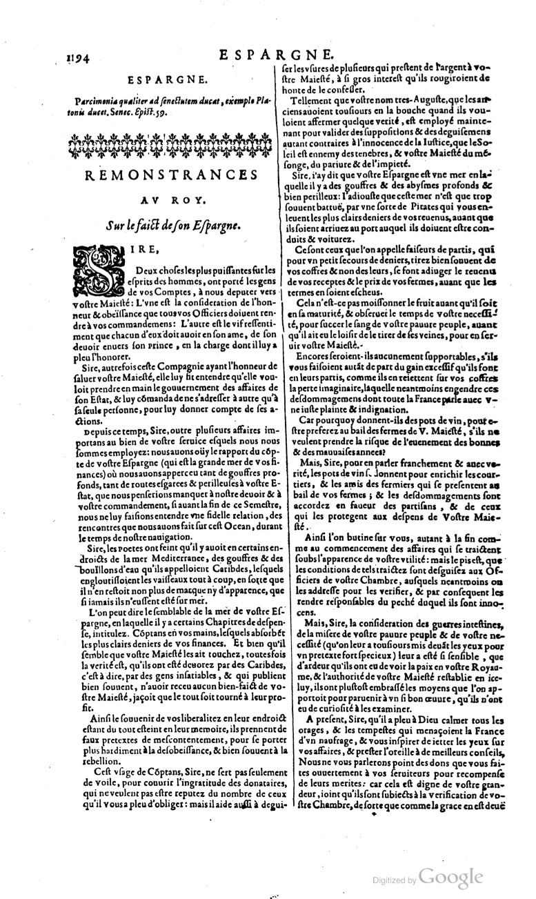 1629 - Veuve Nicolas Buon - Trésor du droit français (21754 T. 1) - BM Lyon