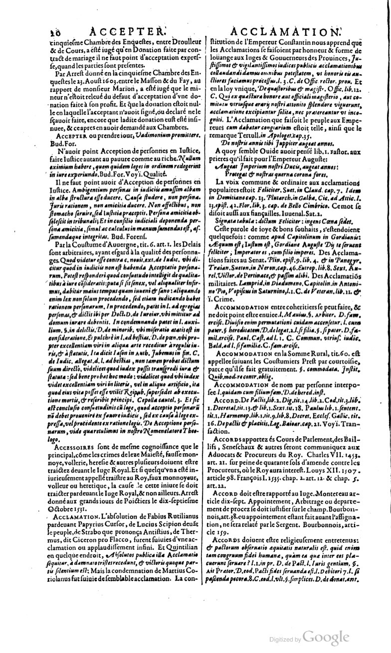 1629 - Veuve Nicolas Buon - Trésor du droit français (21754 T. 1) - BM Lyon