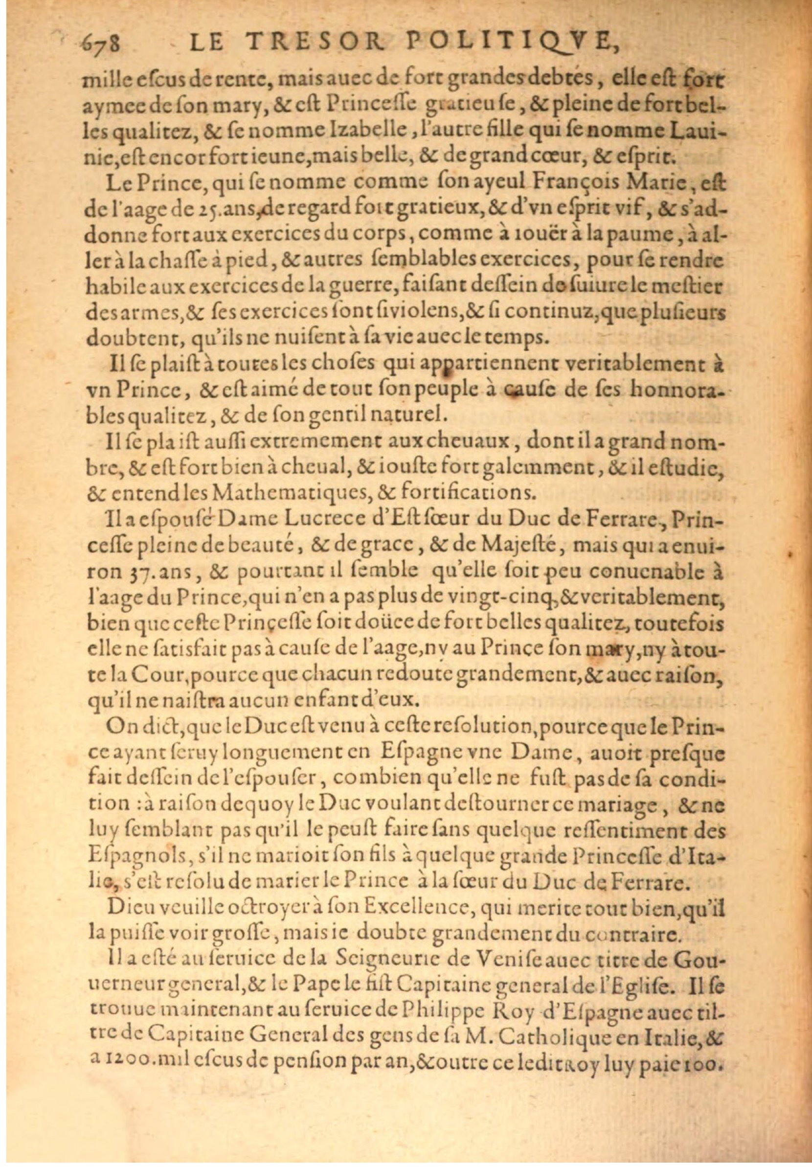 1608 - Pierre Chevalier - Trésor politique - BSB Munich