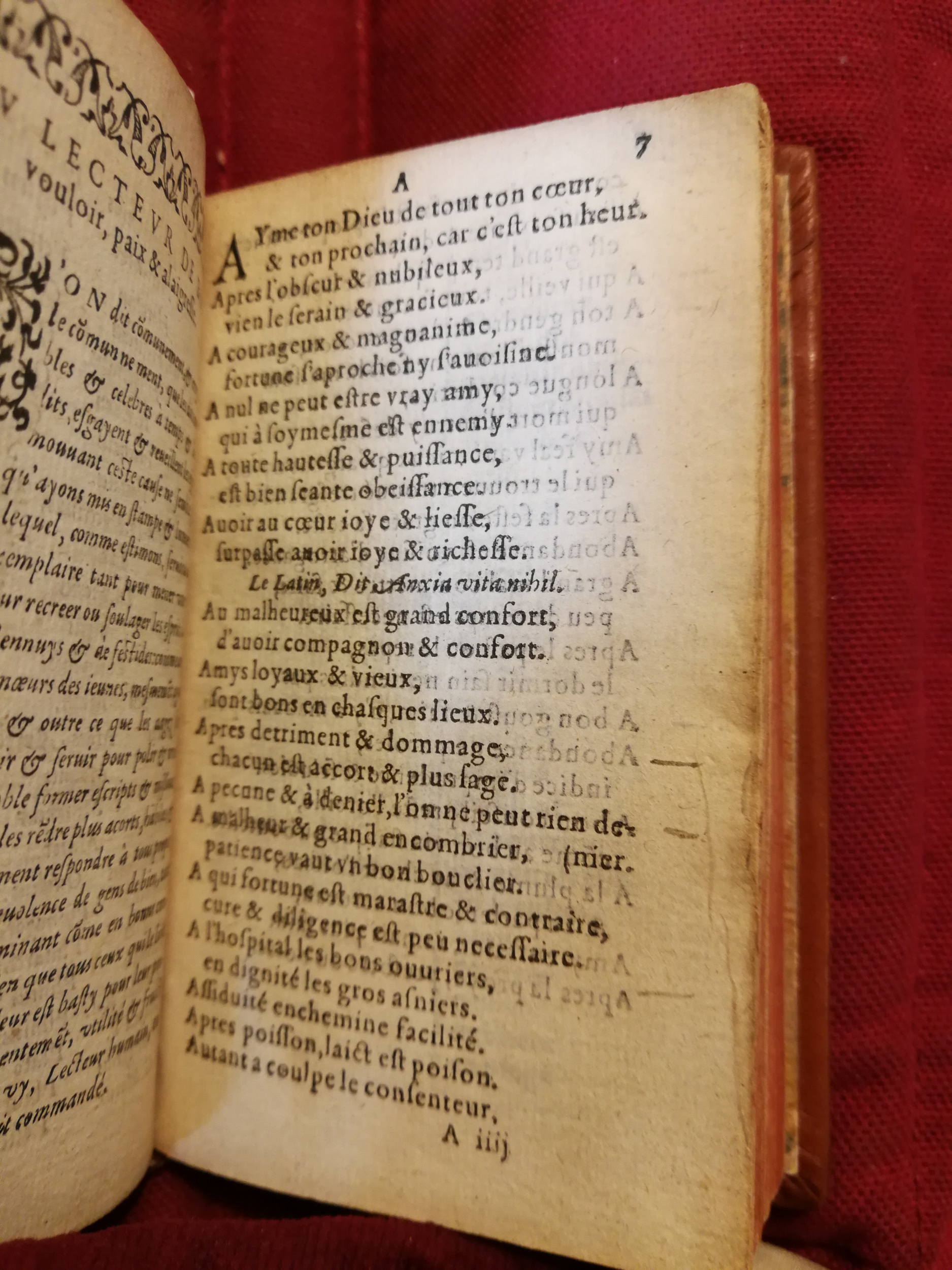 1582 - Nicolas Bonfons - Trésor de sentences dorées - Bibliothèque Sainte-Geneviève 1582 - Nicolas Bonfons - Trésor de sentences dorées - Bibliothèque Sainte-Geneviève