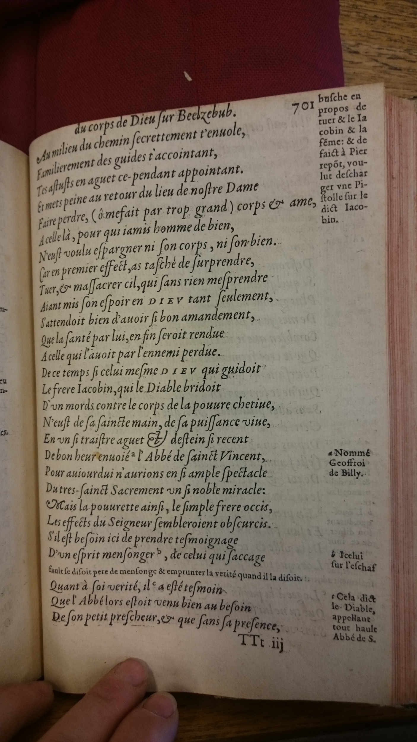 1578 - Nicolas Chesneau - Trésor et entière histoire de la triomphante victoire du corps de Dieu sur l’esprit malin - BM Lyon