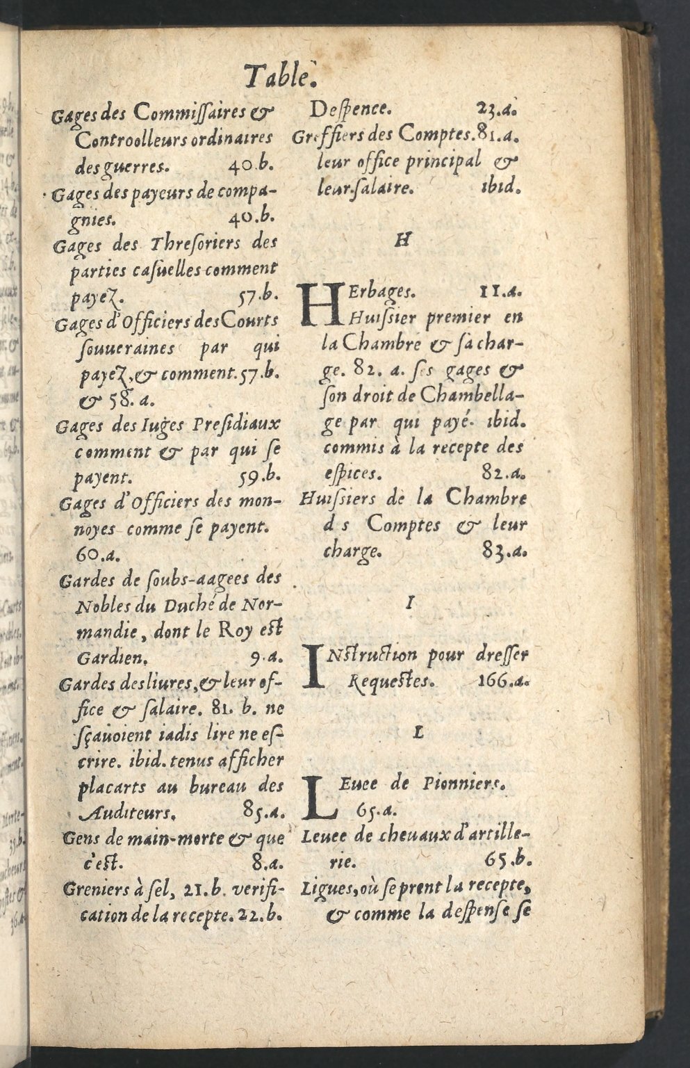 1599 - Claude de Monstr’oeil et Jean Richer - Trésor des instructions des finances - BnF