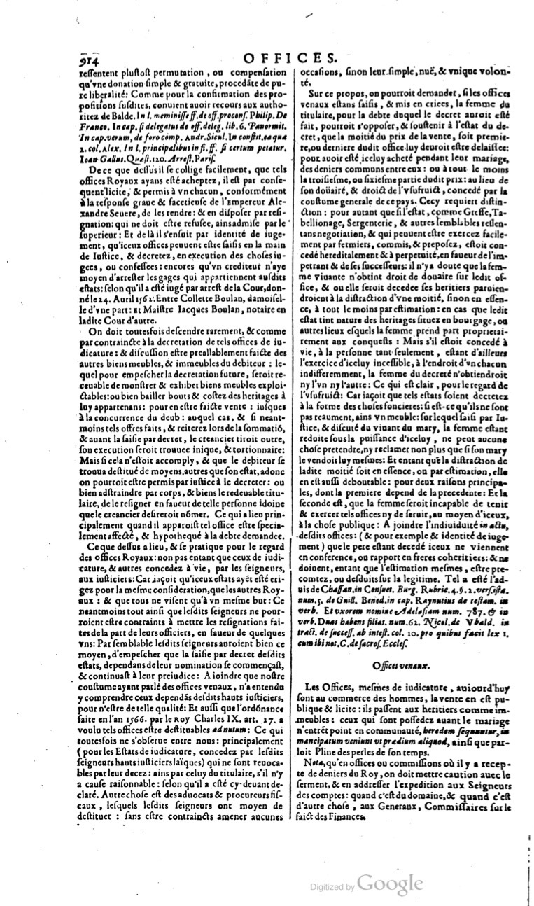 1629 - Veuve Nicolas Buon - Trésor du droit français (21754 T. 2) - BM Lyon