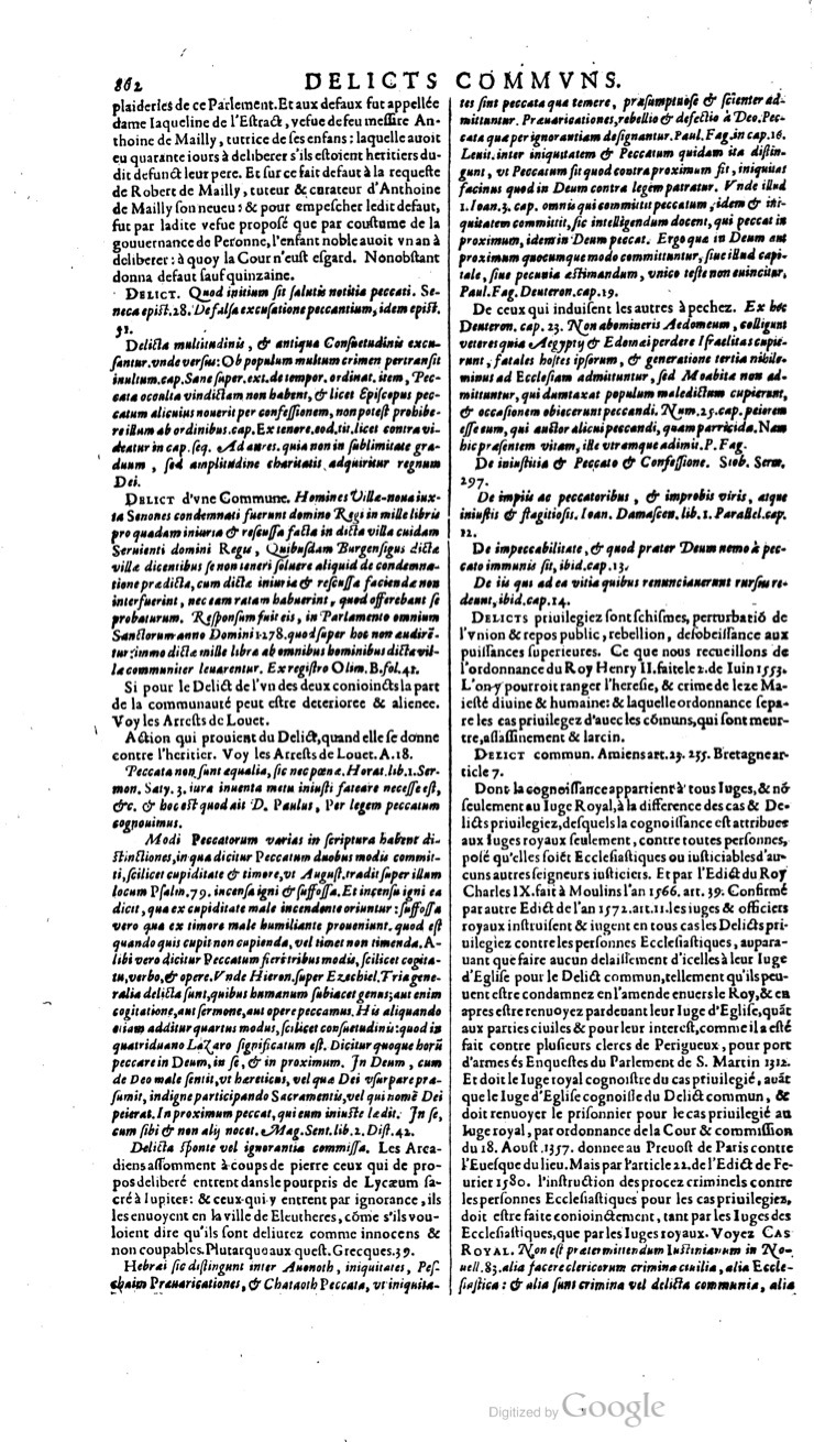 1629 - Veuve Nicolas Buon - Trésor du droit français (21754 T. 1) - BM Lyon