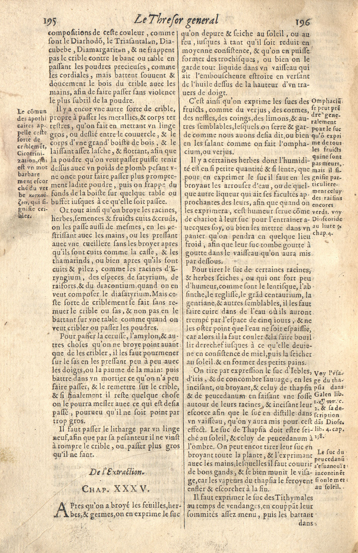 1610 - Étienne Gamonet - Grand Trésor ou dispensaire - CESR Tours