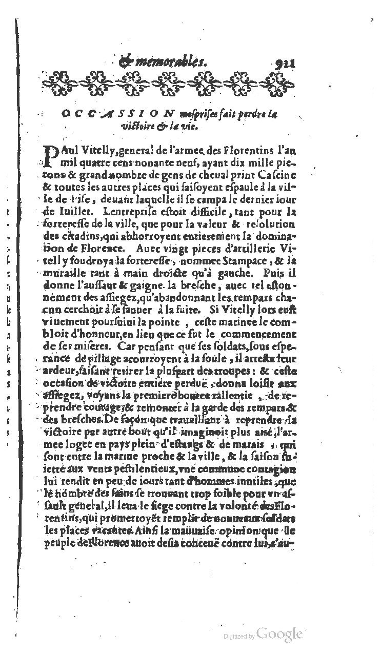 1610 - Paul Marceau - Trésor d’histoires admirables et mémorables - BSB Munich 1610 - Paul Marceau - Trésor d’histoires admirables et mémorables - BSB Munich