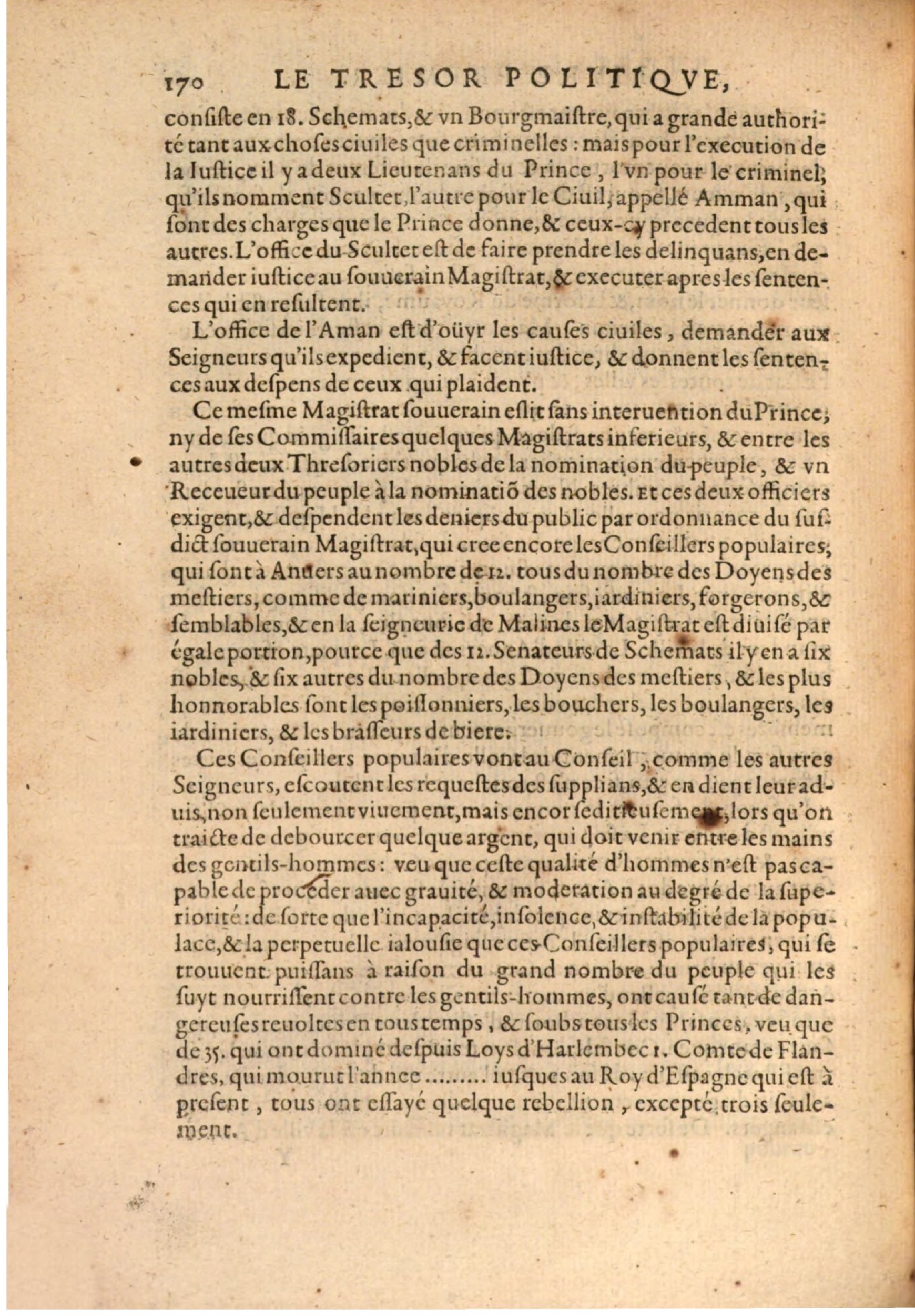 1608 - Nicolas Du Fossé - Trésor politique - BSB Munich