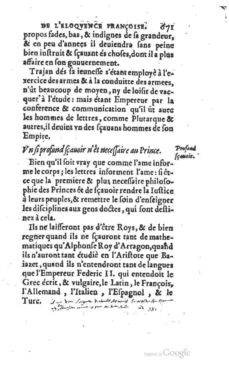 1610 - Louis Coste - Trésor de l’éloquence française (Seconde partie) - BM Lyon