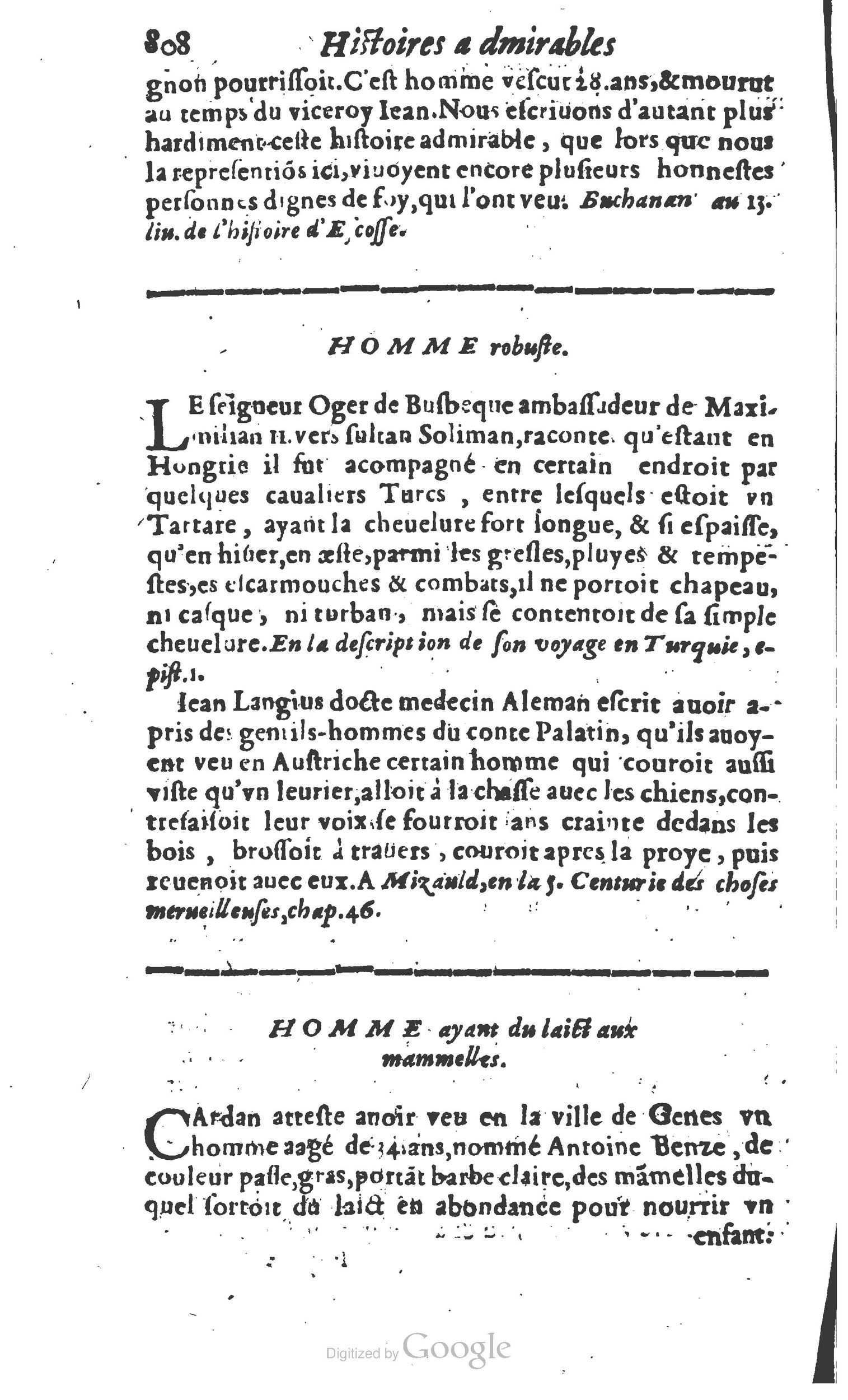 1610 - Paul Marceau - Trésor d’histoires admirables et mémorables - Princeton