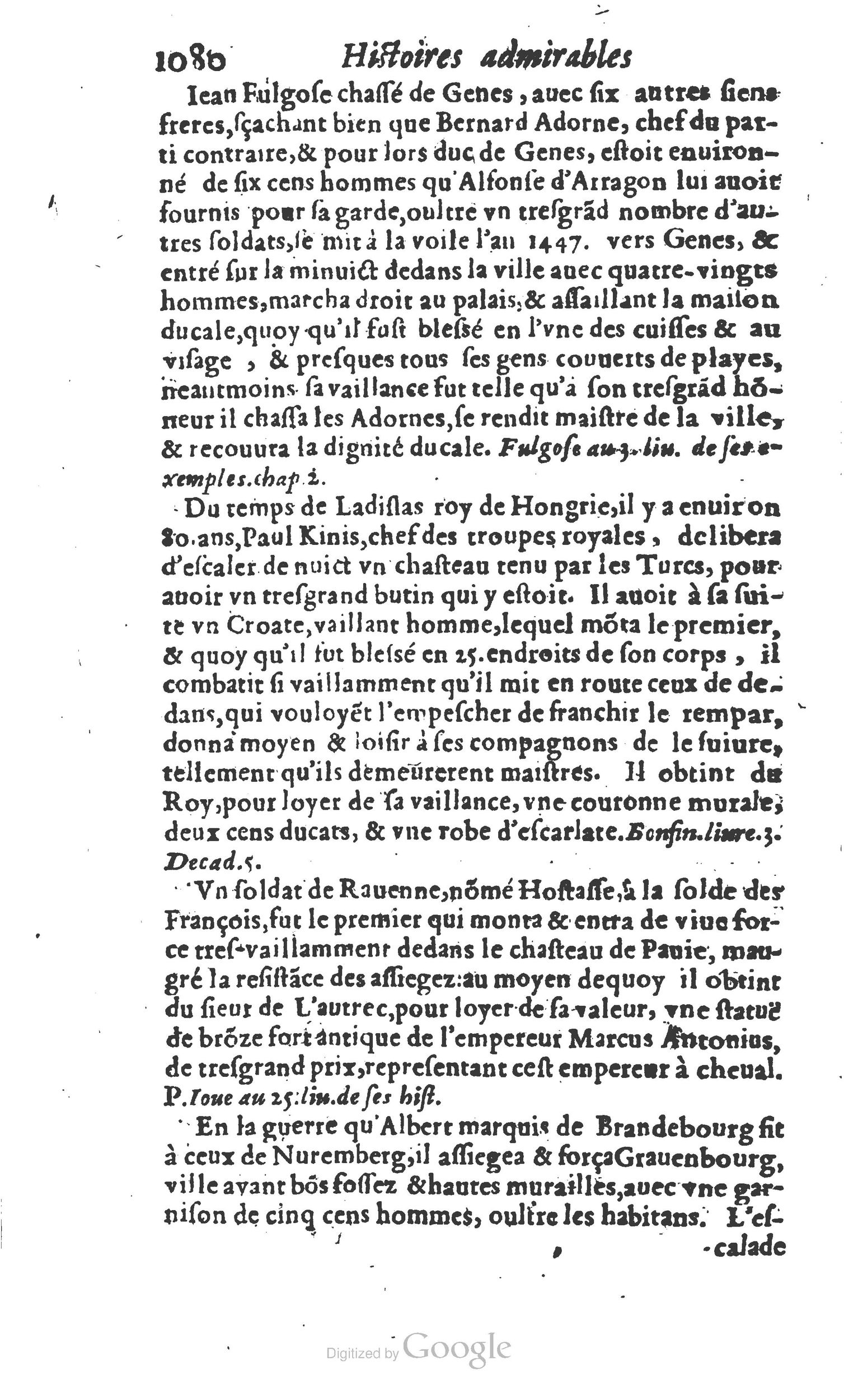 1610 - Paul Marceau - Trésor d’histoires admirables et mémorables - Princeton 1610 - Paul Marceau - Trésor d’histoires admirables et mémorables - Princeton