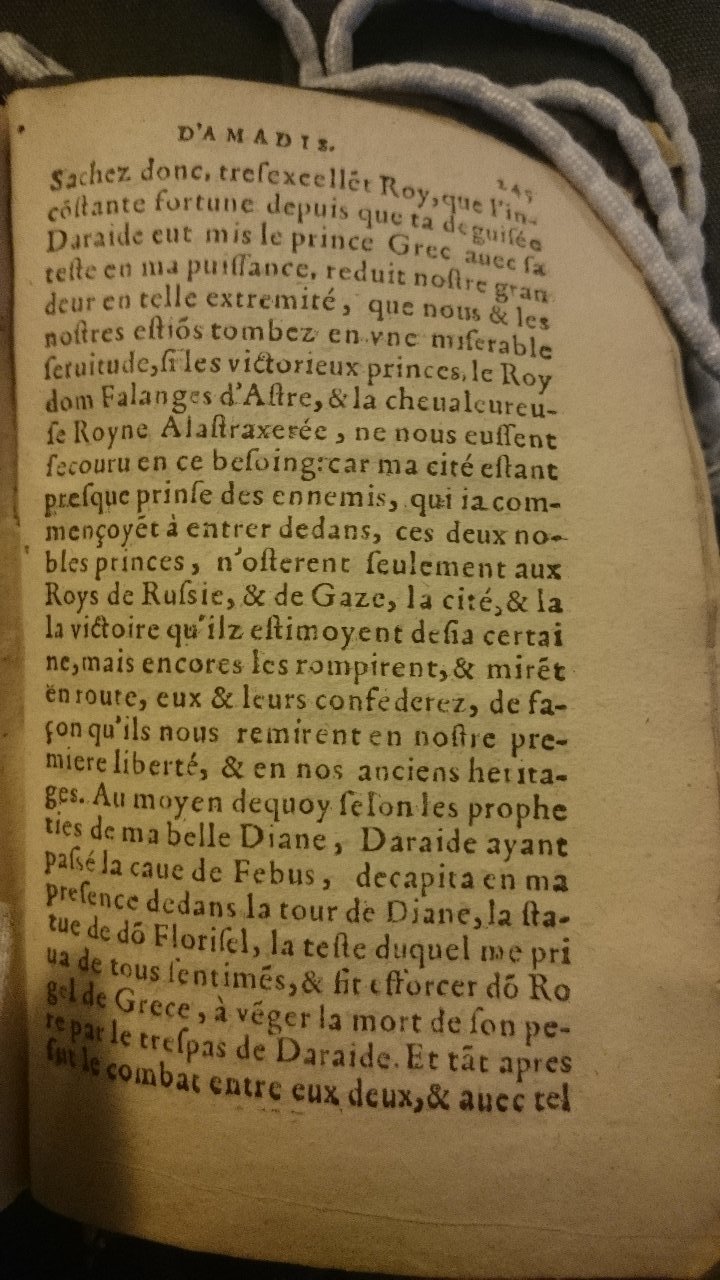 1563 - Jacques Kerver et Jean Ruelle - Trésor des Amadis - British Library