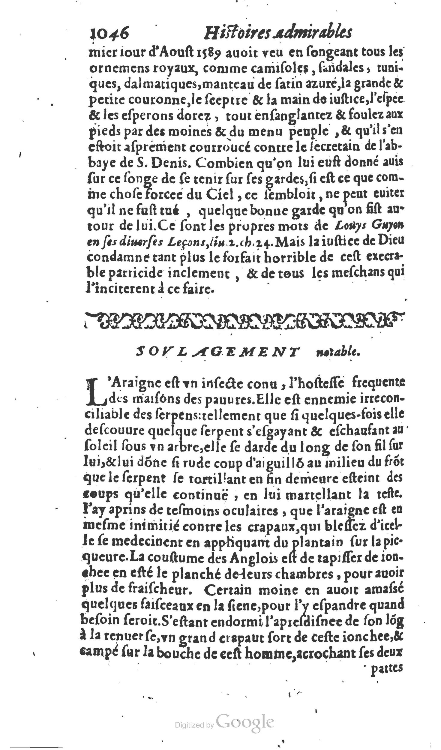1610 - Paul Marceau - Trésor d’histoires admirables et mémorables - Princeton