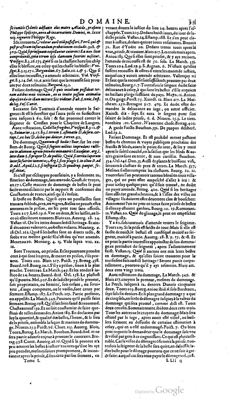 1629 - Veuve Nicolas Buon - Trésor du droit français (21754 T. 1) - BM Lyon