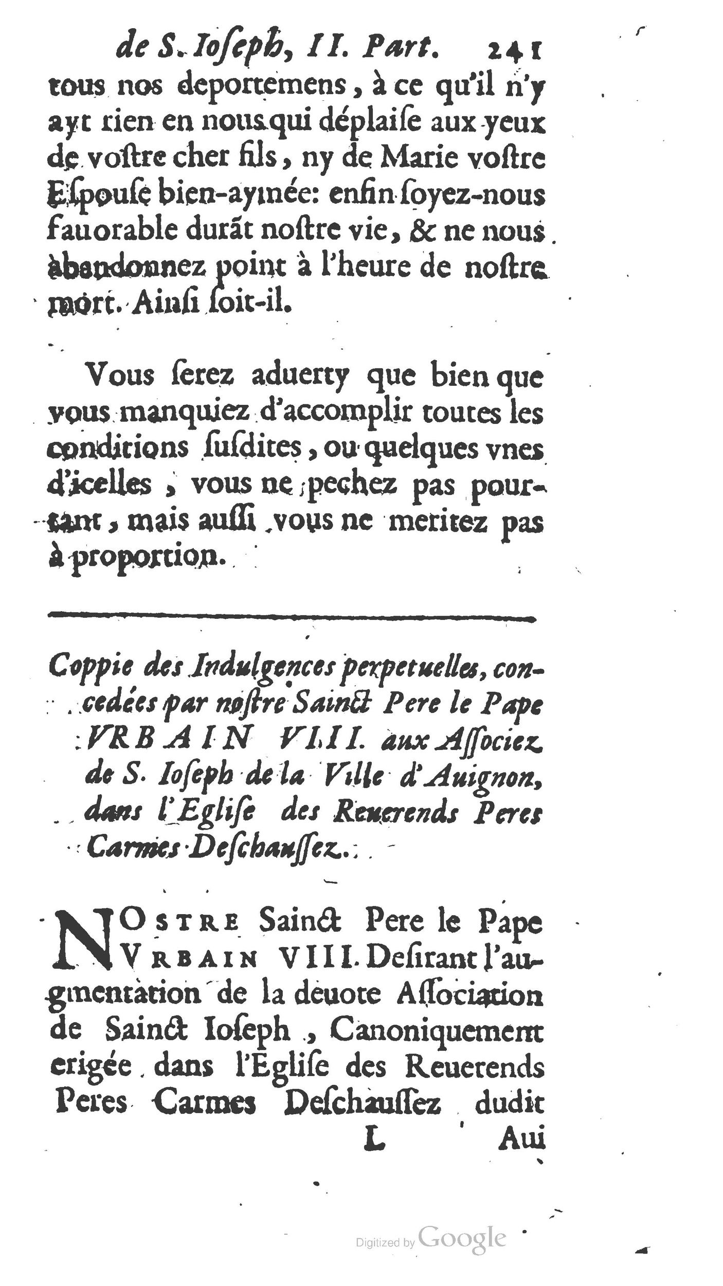 1654 - Antoine Jullieron - Trésor inestimable de Saint-Joseph - BM Lyon 1654 - Antoine Jullieron - Trésor inestimable de Saint-Joseph - BM Lyon