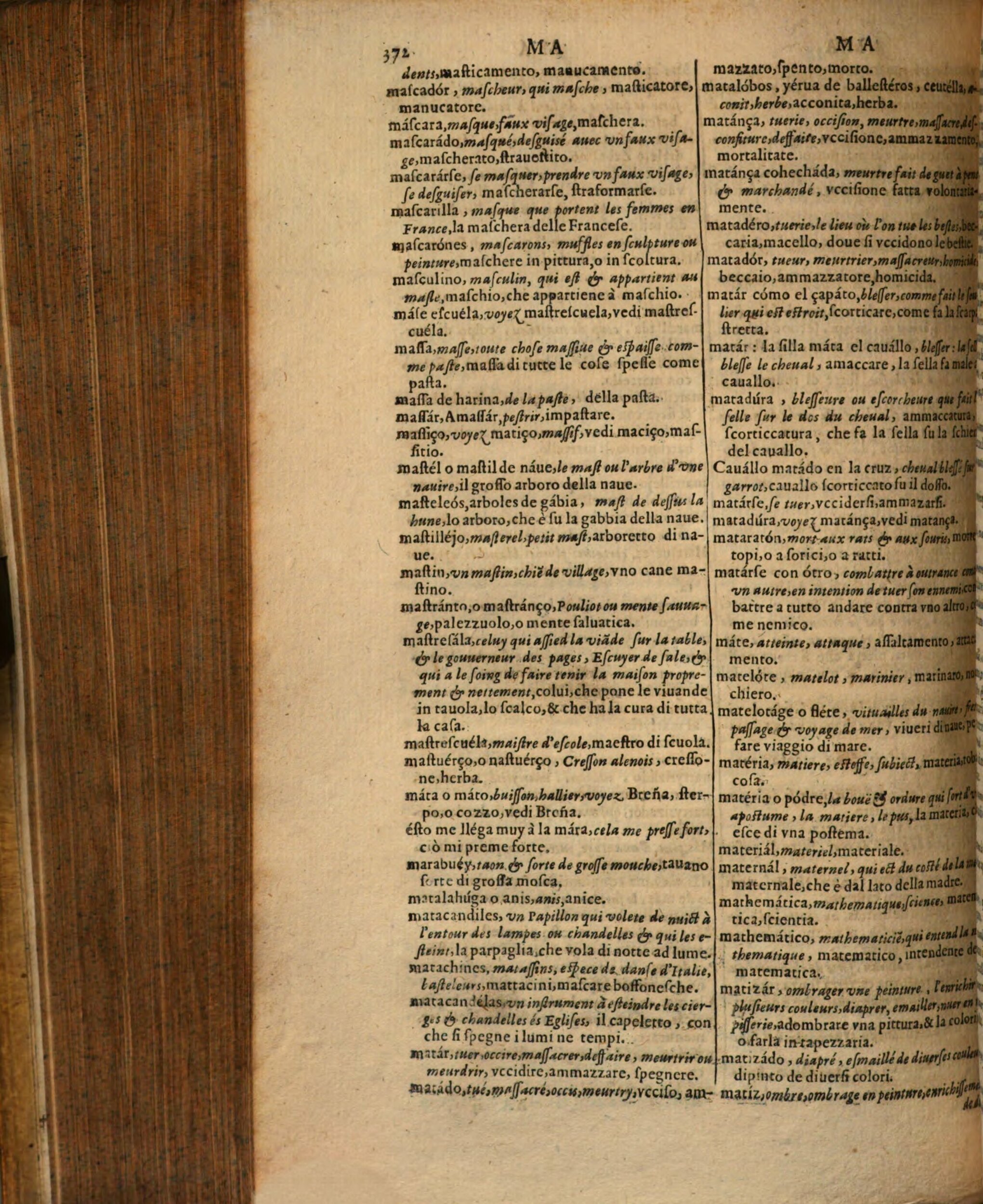 1617 - Samuel Crespin - Trésor des trois langues espagnole, française et italienne (Première partie) - Regensburg