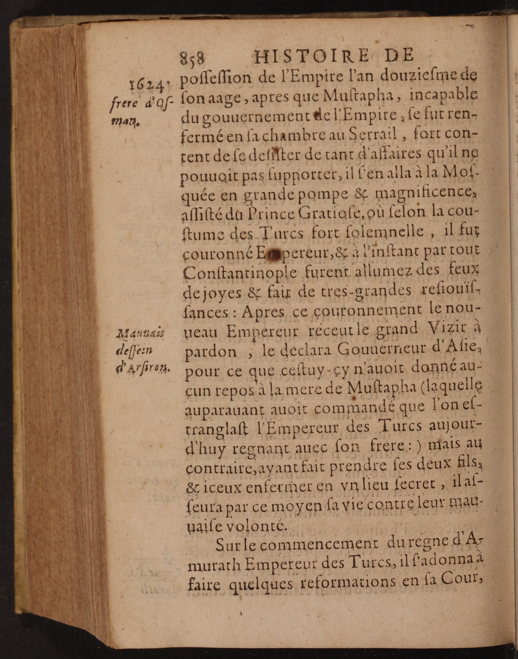 1626 - Joseph Bouillerot - Trésor de l’histoire générale de notre temps - BnF Arsenal