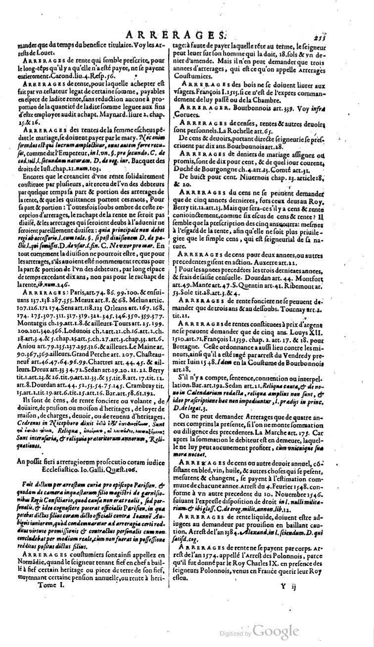 1629 - Veuve Nicolas Buon - Trésor du droit français (21754 T. 1) - BM Lyon